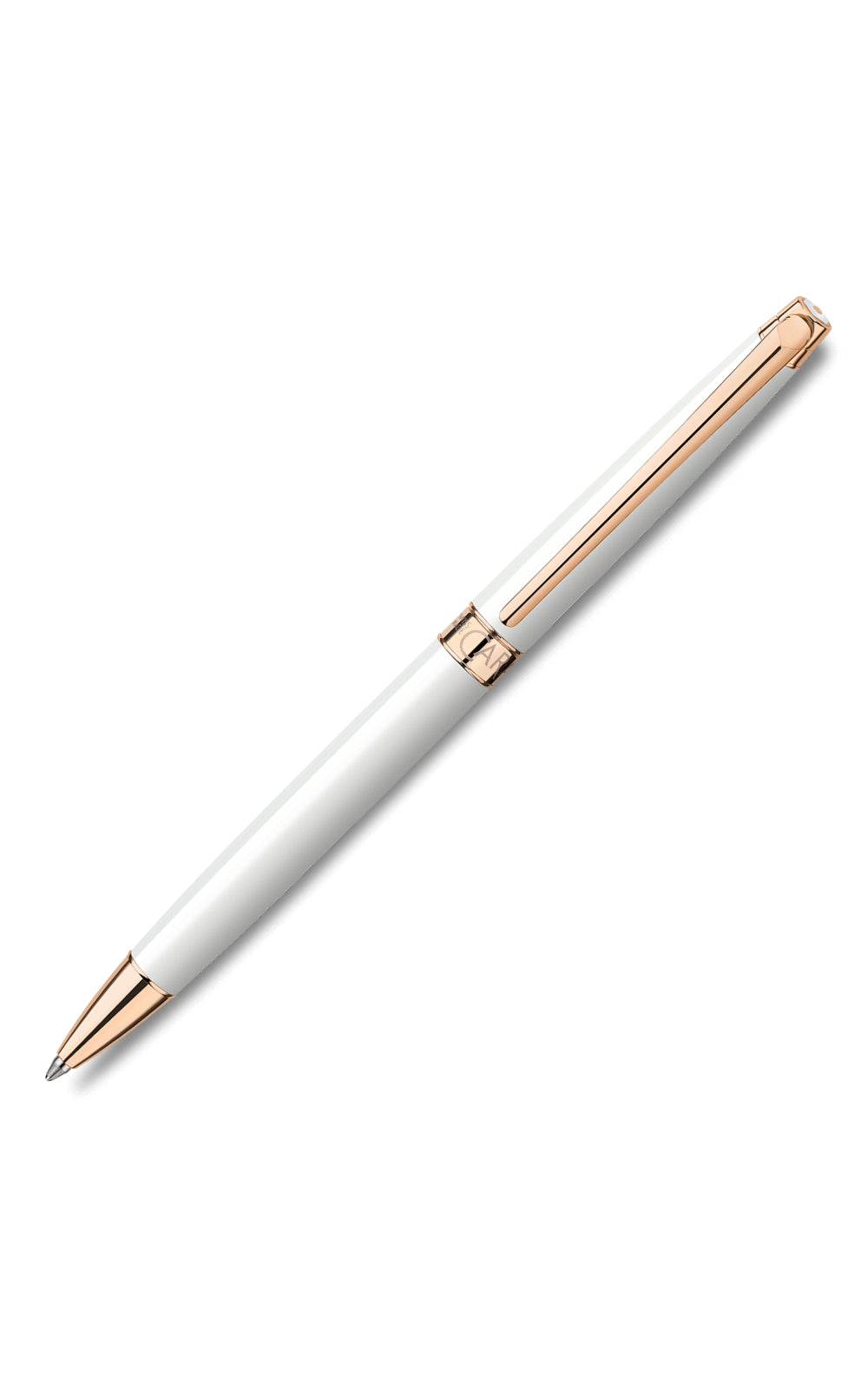 Caran d’Ache | LEMAN SLIM WHITE ROSE | עט כדורי