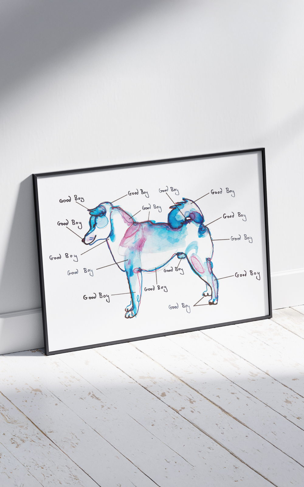 הדפס לתלייה על הקיר | Good Boy | פיטר ווד