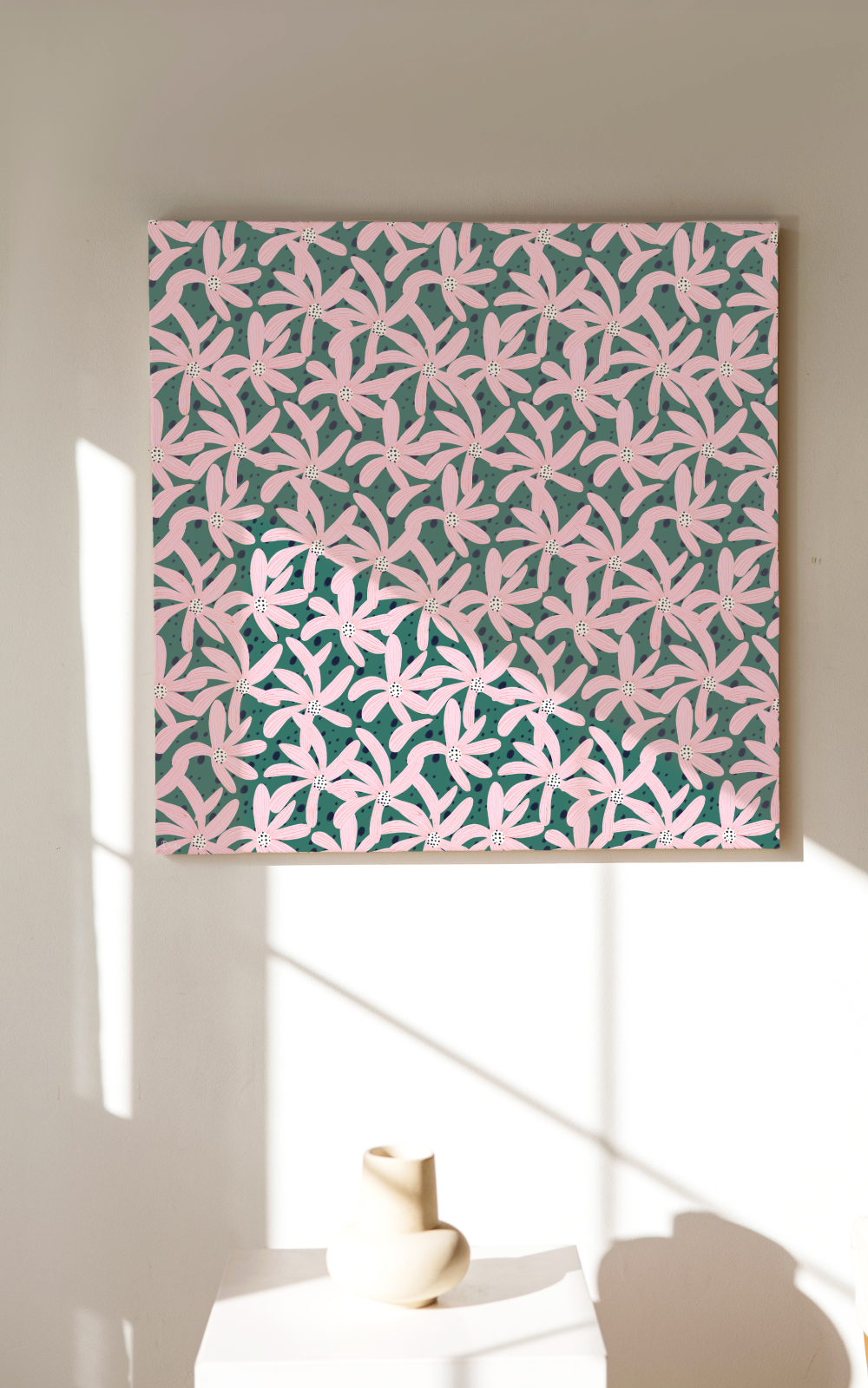 הדפס לתלייה על הקיר | Pink Flowers | דידי כפיר