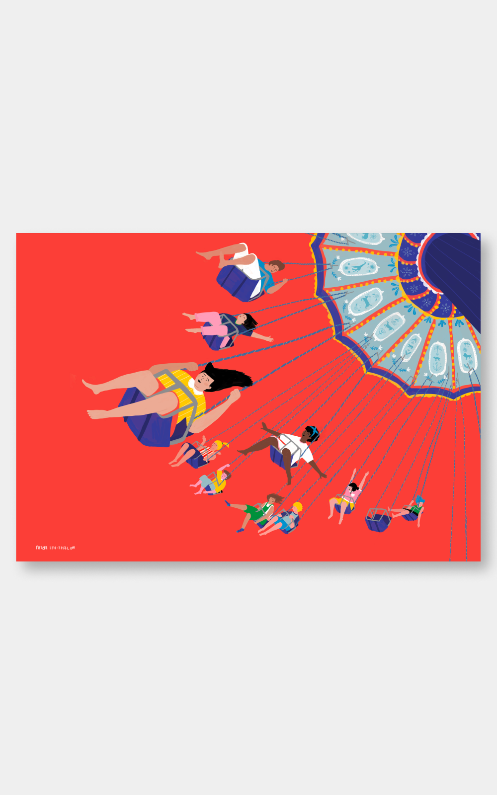 הדפס לתלייה על הקיר | Luna Park | מאיה איש שלום