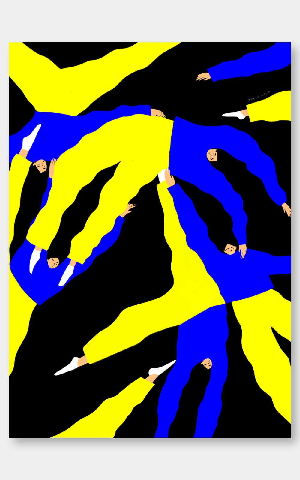 הדפס לתלייה על הקיר | Flow | מאיה איש שלום