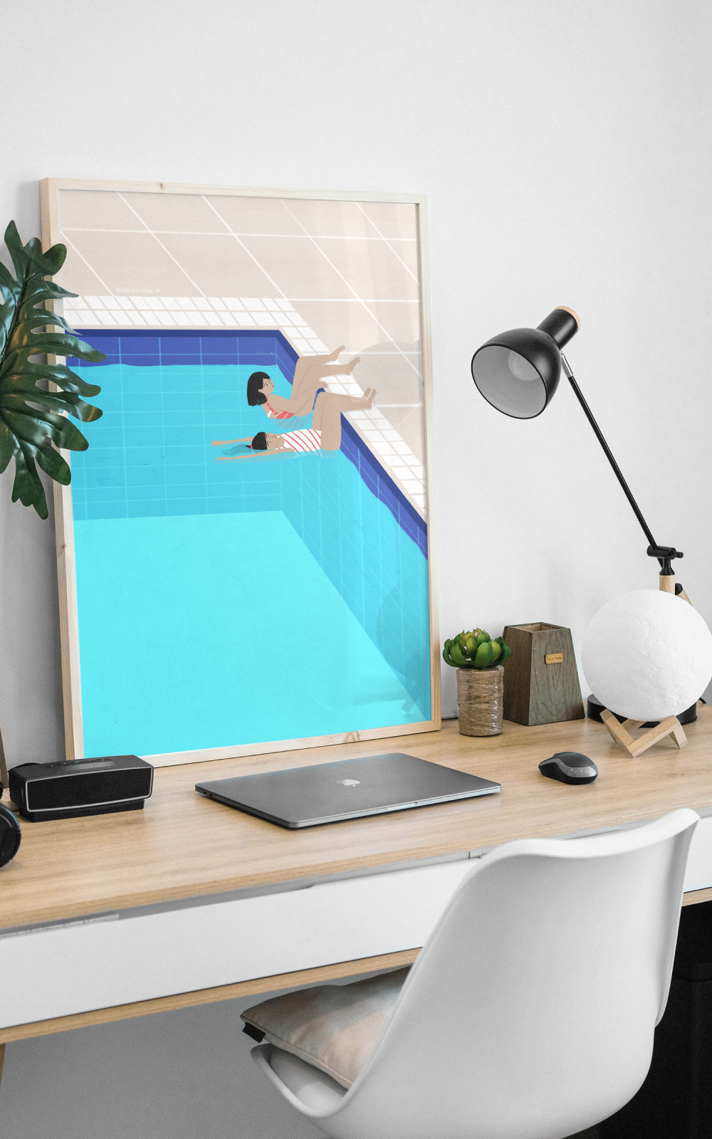 הדפס לתלייה על הקיר | Swimming | מאיה איש שלום