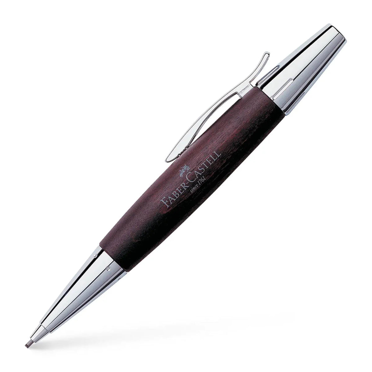עיפרון 1.4 מ"מ מעץ אגס גימור כהה | Faber Castell E-Motion Twist Pencil Pearwood DARK