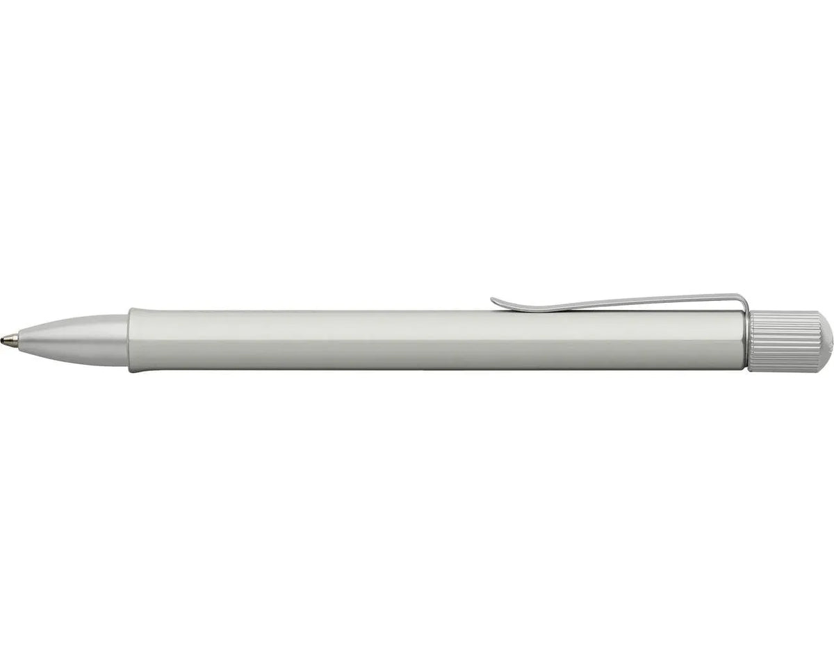 עט כדורי אלומיניום בצבע כסוף מט | Faber Castell Hexo ballpoint pen