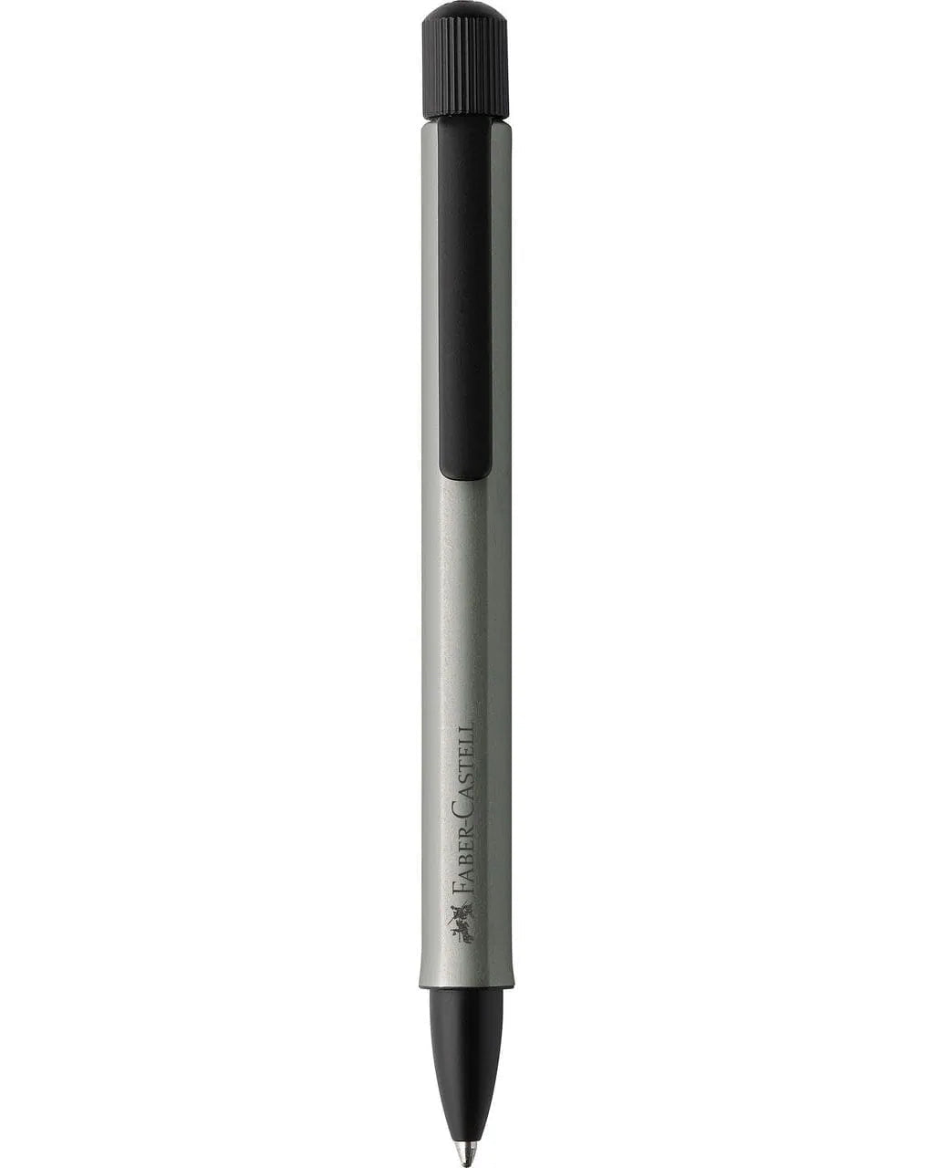 עט כדורי אלומיניום בצבע אפור פחם | Faber Castell Hexo ballpoint pen
