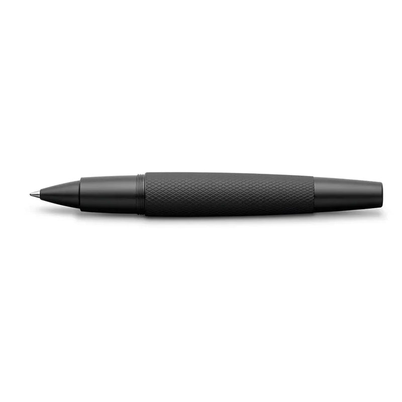 עט רולר שחור יוקרתי של פאבר קסטל מסדרת E-MOTION PURE BLACK