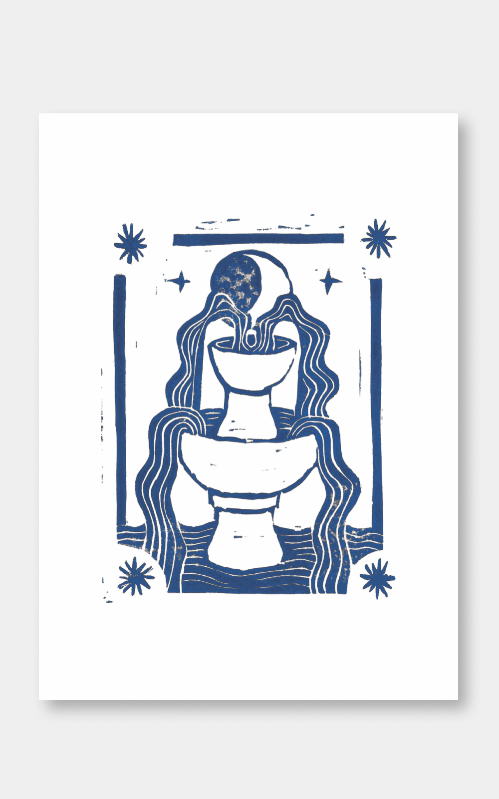 הדפס לתלייה על הקיר | Lucky Fountain | מאיירת ליאן ברונשטיין