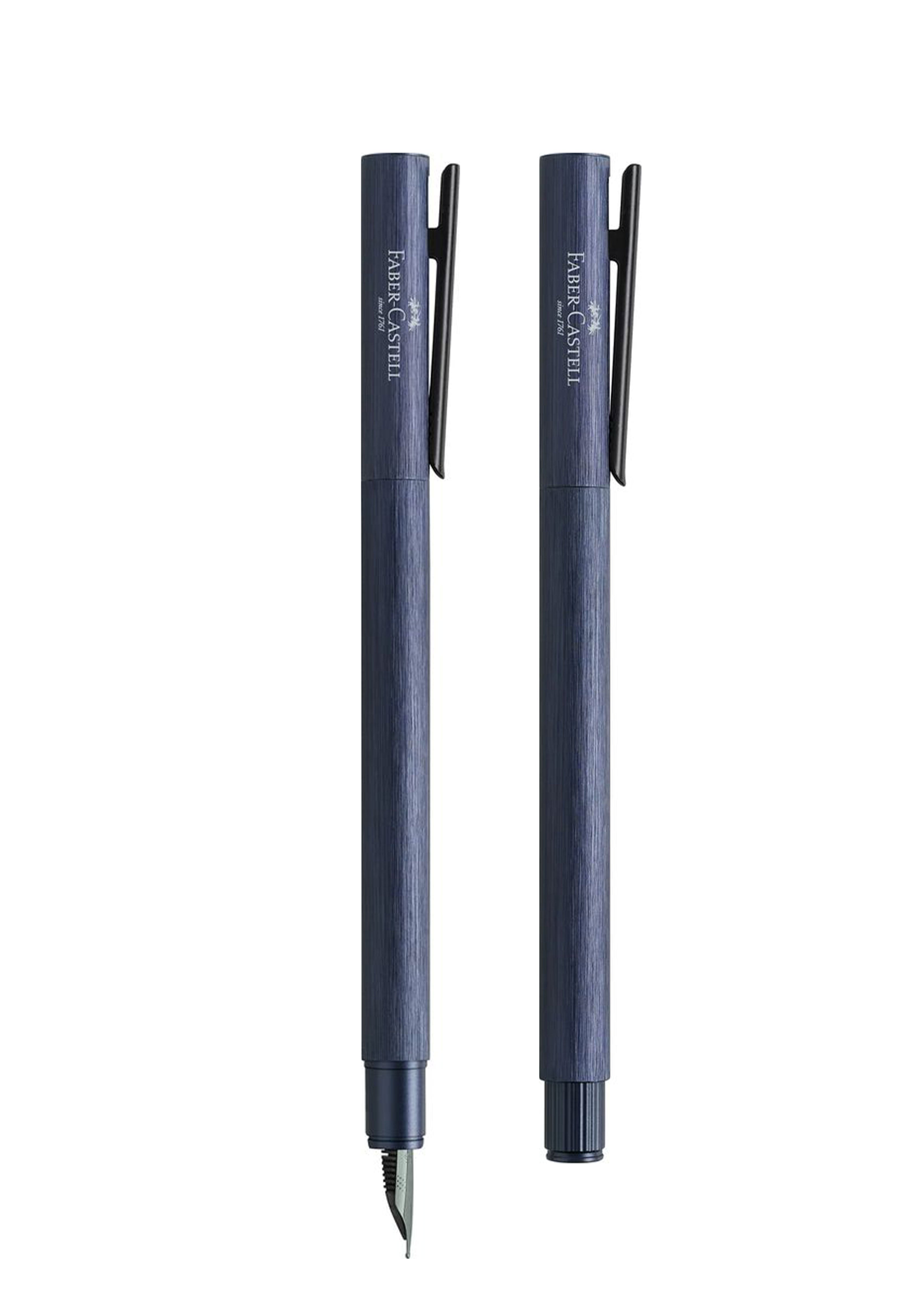 עט נובע אלומיניום כחול | Faber Castell Neo Slim