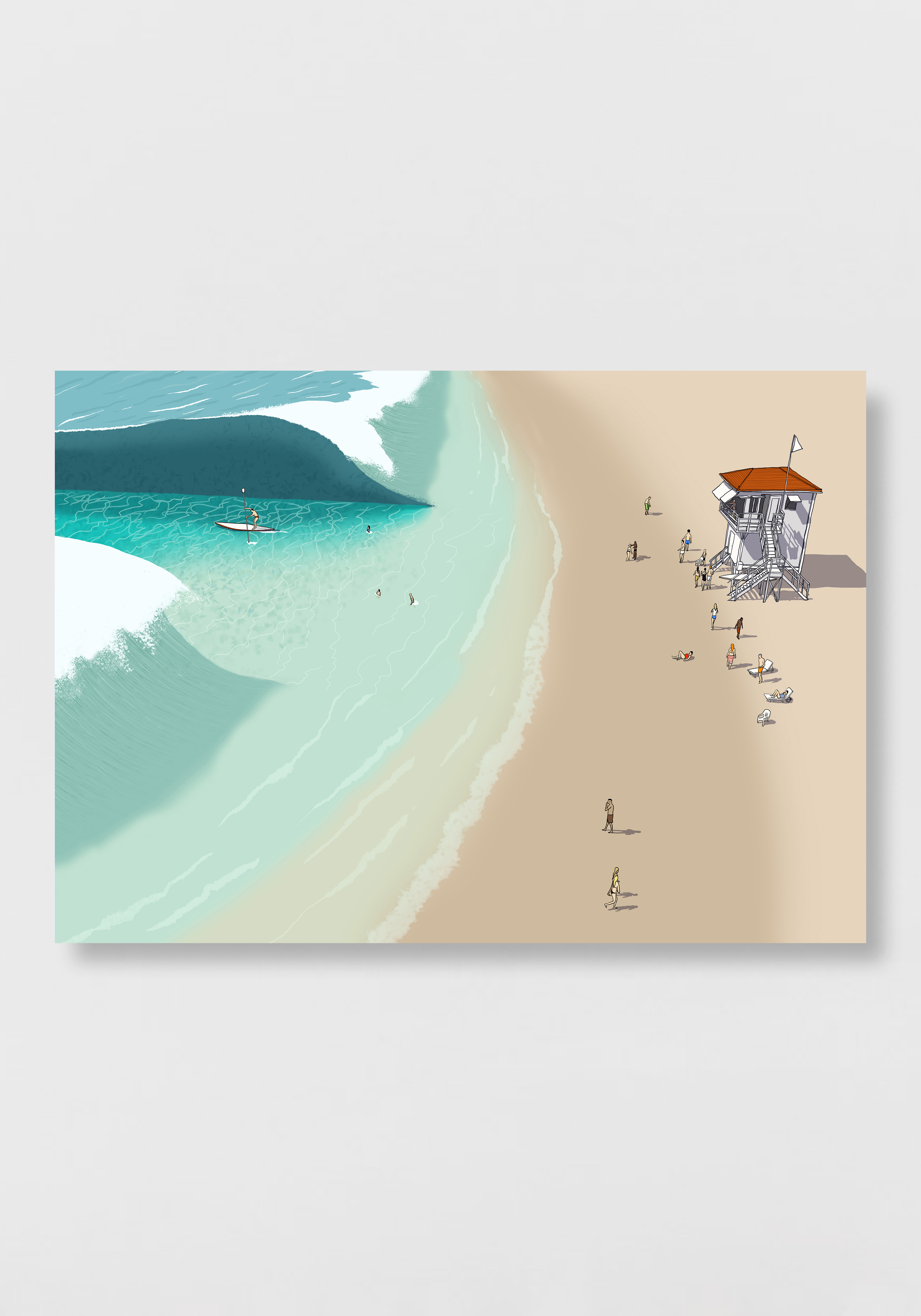 פרינט לתלייה על הקיר | חסקה | יזהר כהן - אוסף חדש