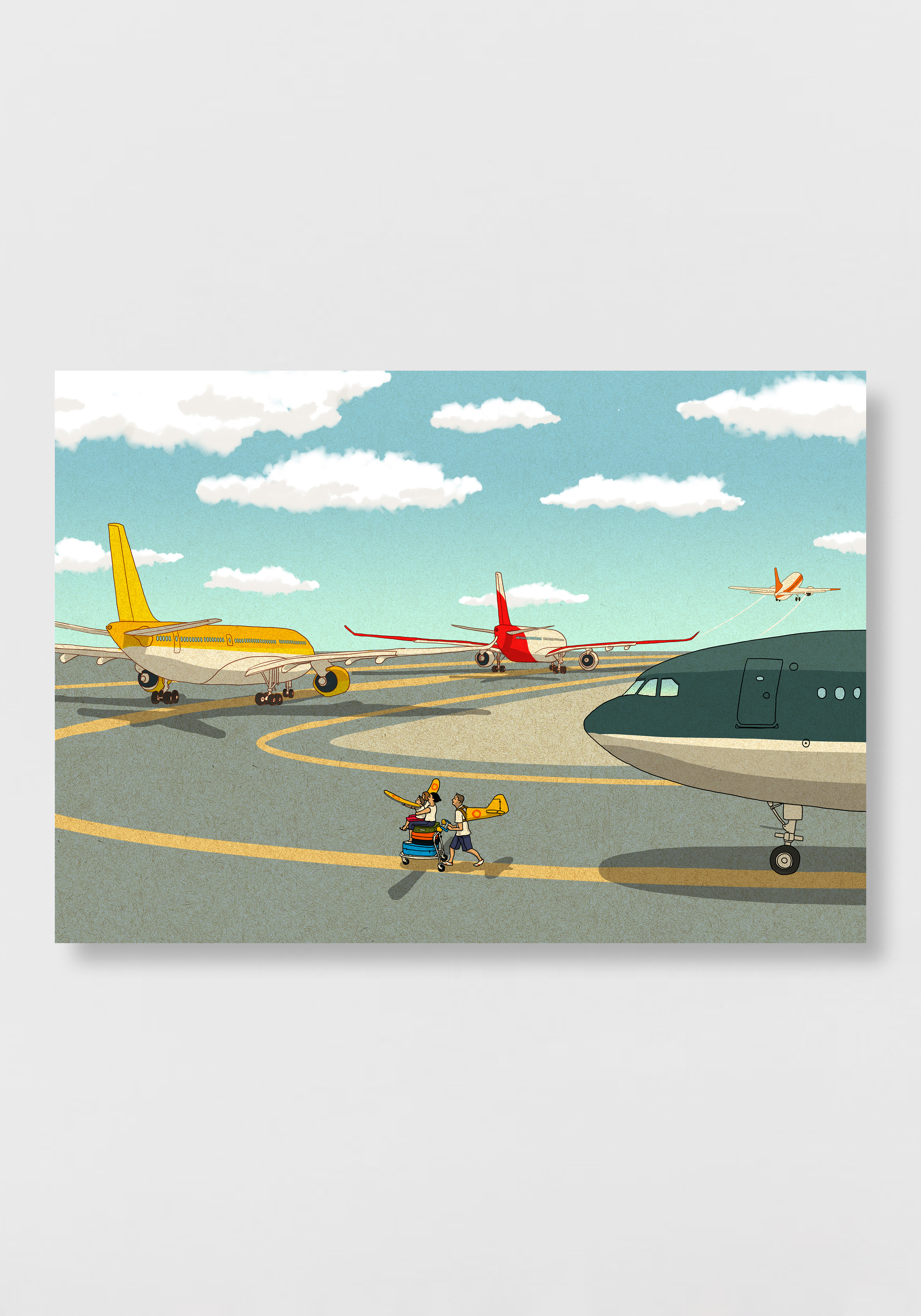 פרינט לתלייה על הקיר | חגים בשמים | יזהר כהן - אוסף חדש