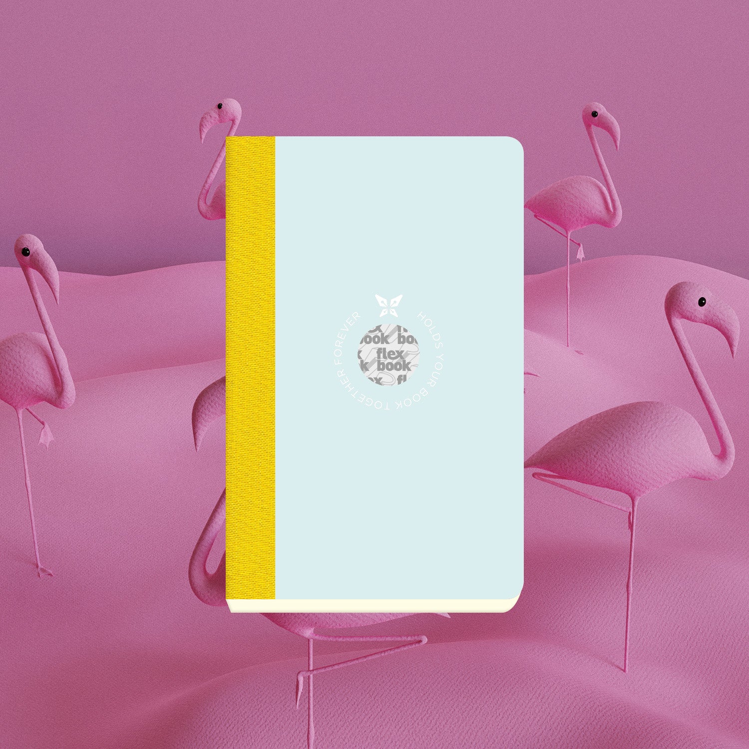 מחברת שורה כריכה תכלת צהוב SMARTBOOK | גודל כיס 9X14 ס"מ