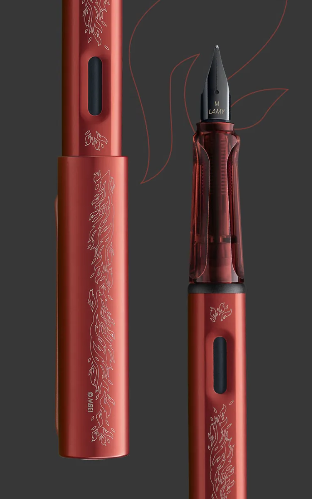 עט נובע הארי פוטר במהדורה מוגבלת | LAMY AL STAR Harry Potter Gryffindor