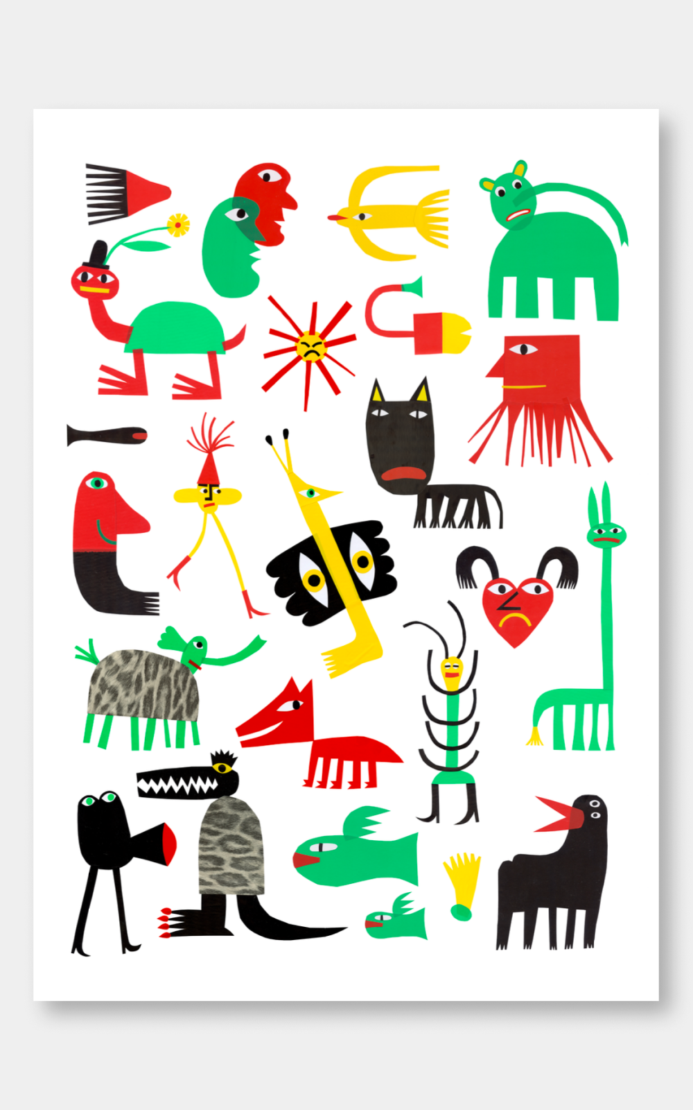 הדפס לתלייה על הקיר | Wallpaper creatures | ענת ורשבסקי