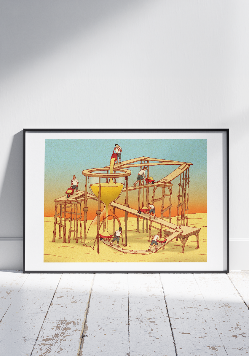 פרינט לתלייה על הקיר | נצח | יזהר כהן - אוסף חדש