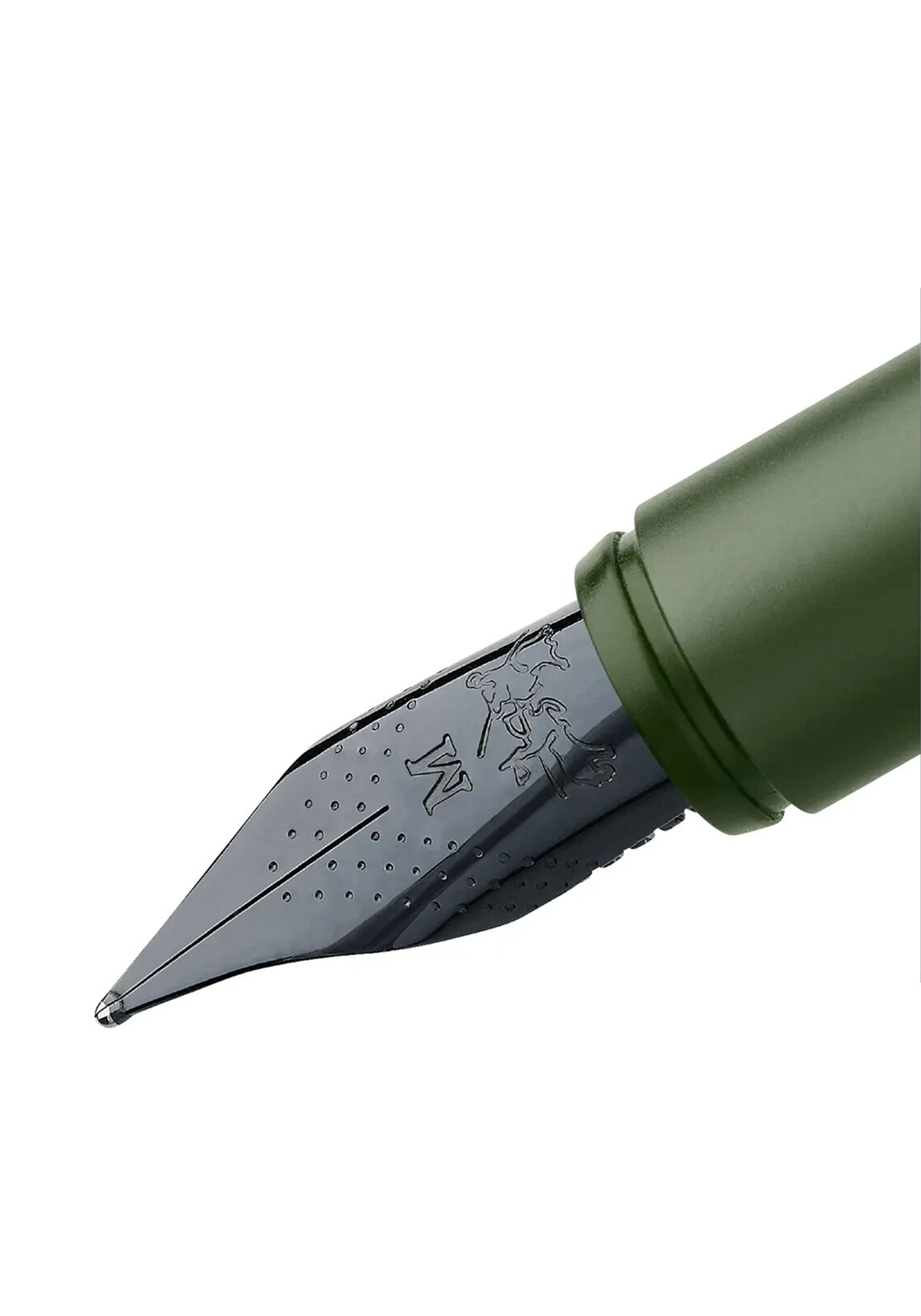 עט נובע אלומיניום ירוק זית | Faber Castell Neo Slim