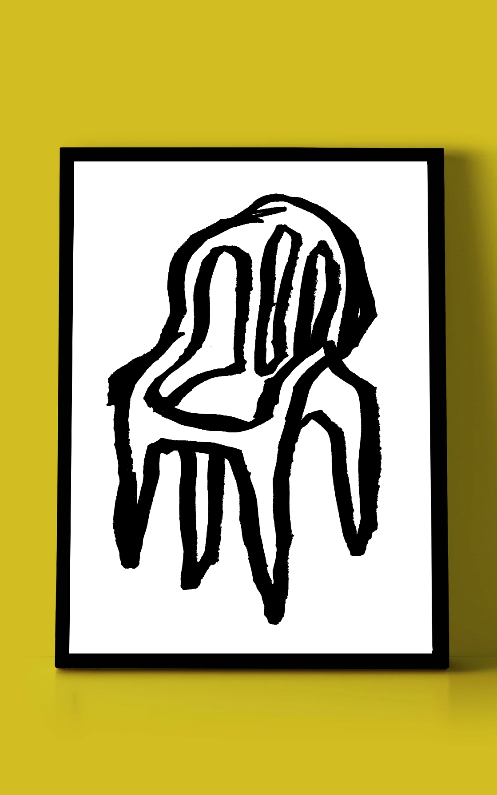 הדפס לתלייה על הקיר| הכיסא | מאייר חן מכבי