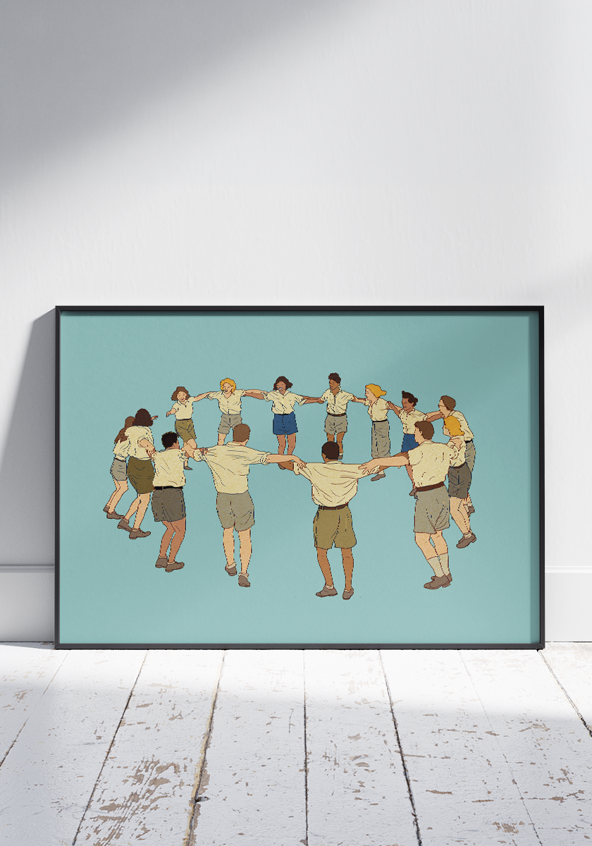 פרינט לתלייה על הקיר | הורה | יזהר כהן - אוסף חדש