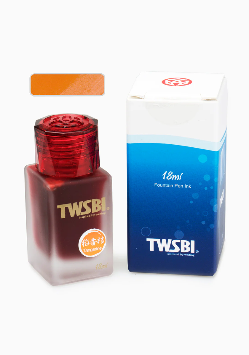 בקבוק דיו 18 מ"ל כתום חם | TWSBI Ink Tangerine