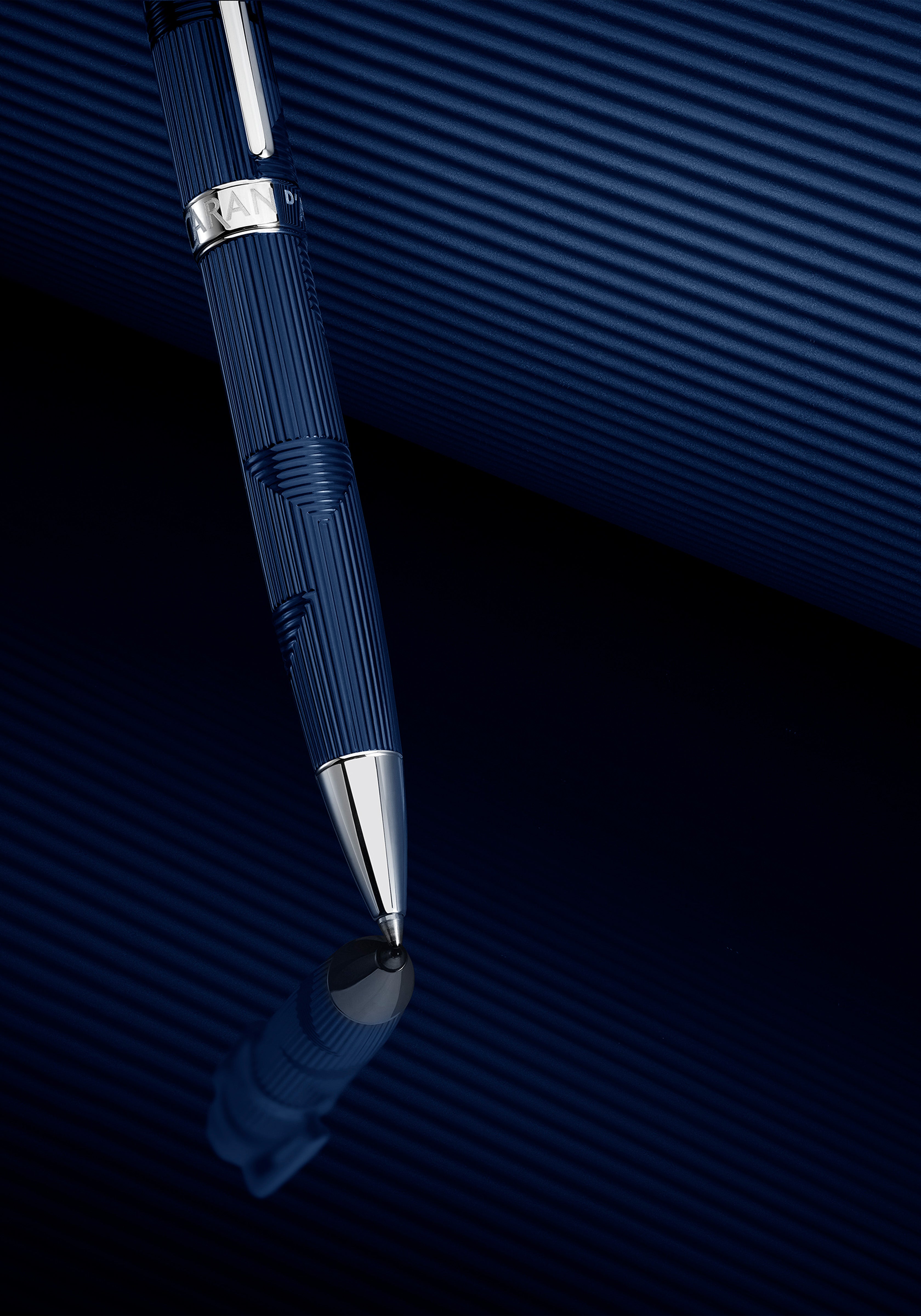 עט רולר יוקרתי כחול | Caran D'Ache Leman Blue Marine