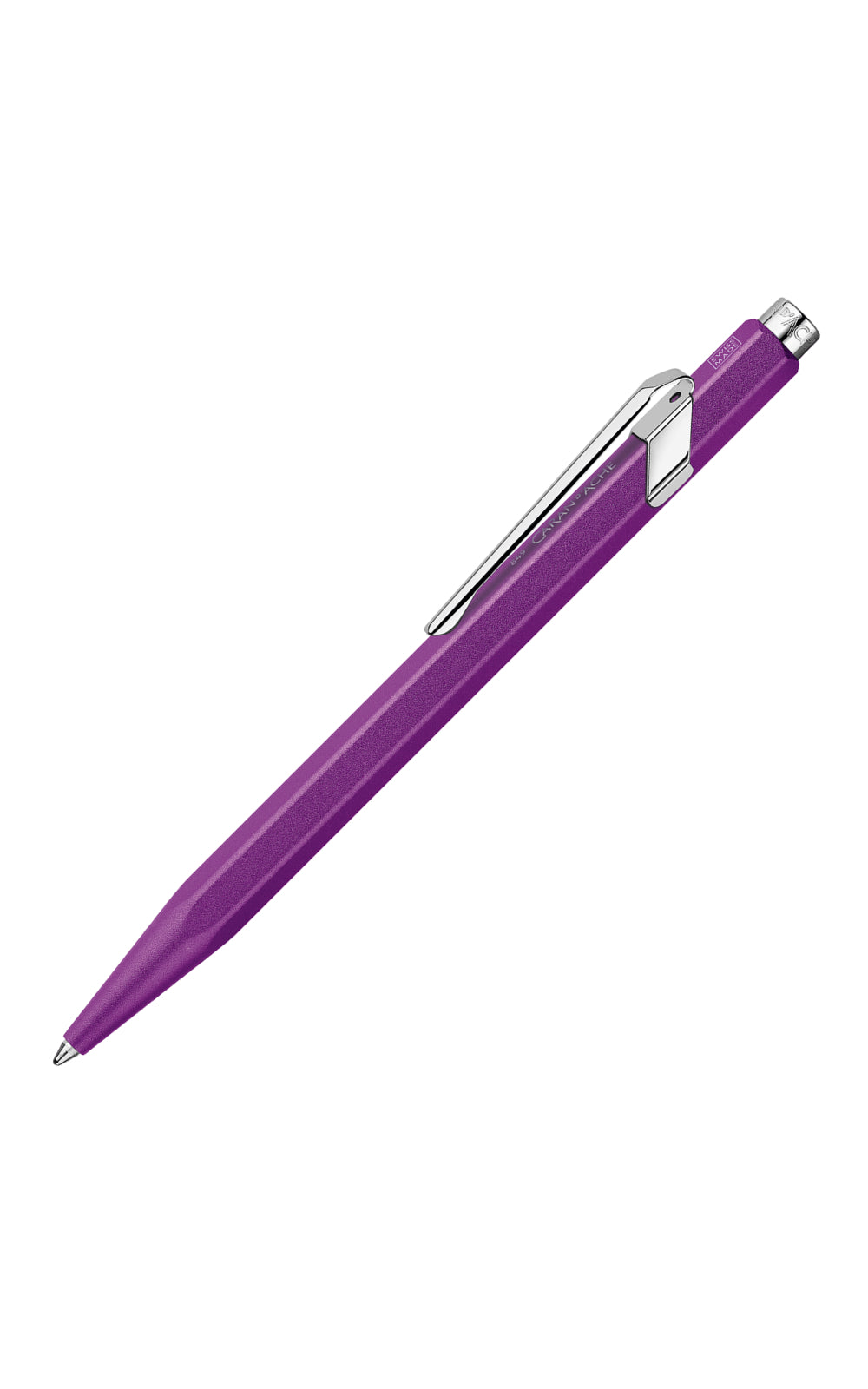 עט כדורי מסדרת 849 קולורמט של קראנדש | CARAN DACHE | COLORMAT-X סגול מטאלי