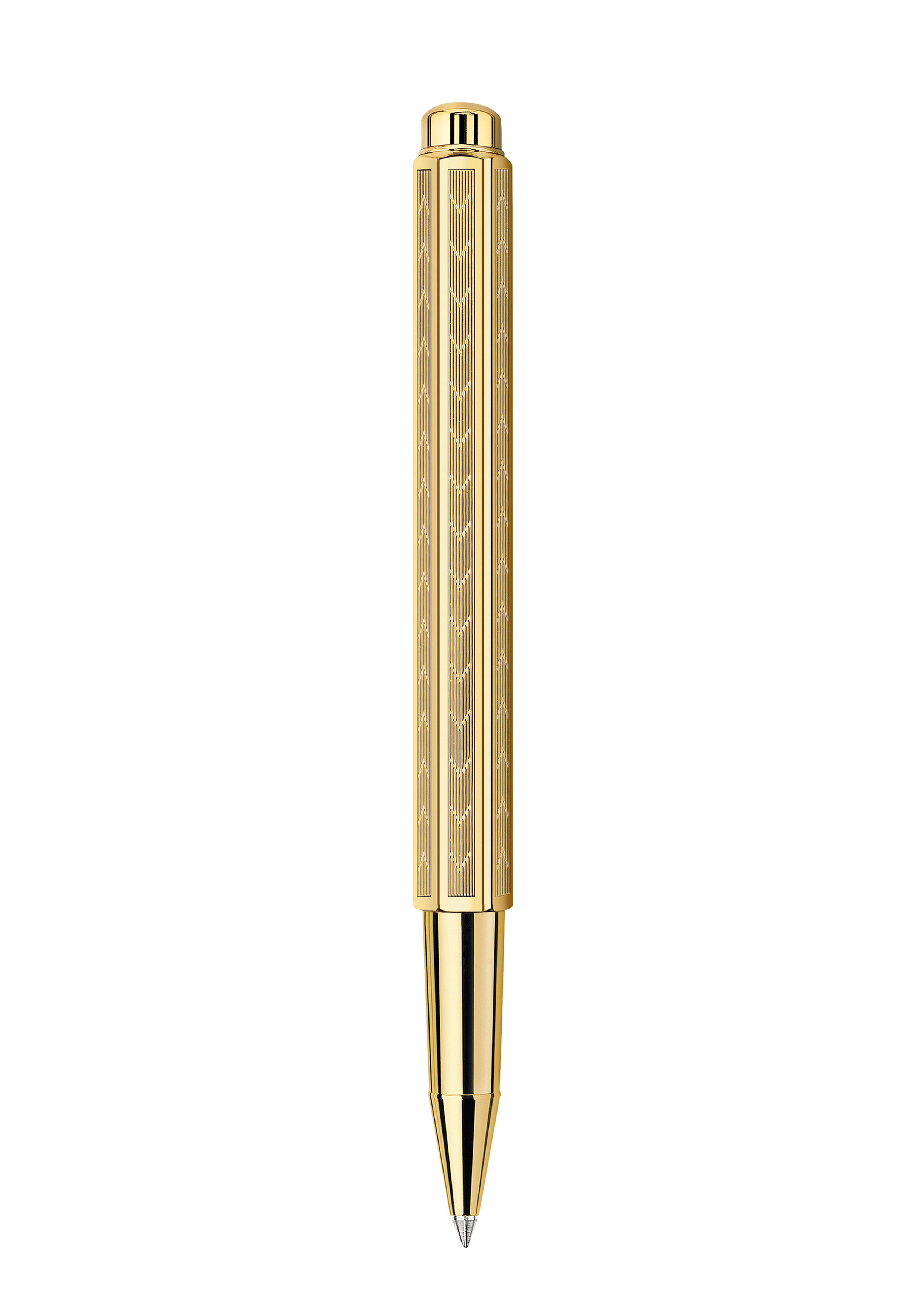עט רולר אקרידור | Caran D'Ache Ecridor Gilded Chevron