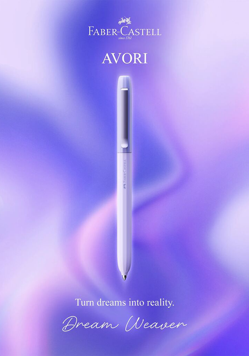 עט כדורי סגול חלומי | Faber Castell Avori Dream Weaver