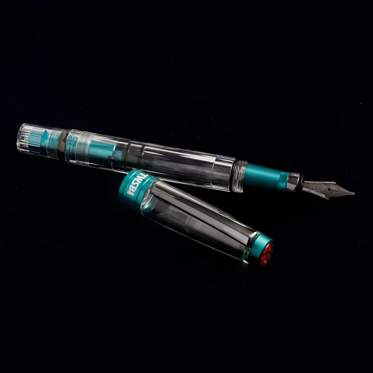 עט נובע מאלומיניום כחול קריבי | TWSBI Diamond 580ALR Caribbean