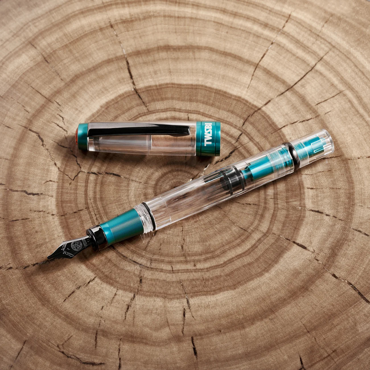 עט נובע מאלומיניום כחול קריבי | TWSBI Diamond 580ALR Caribbean