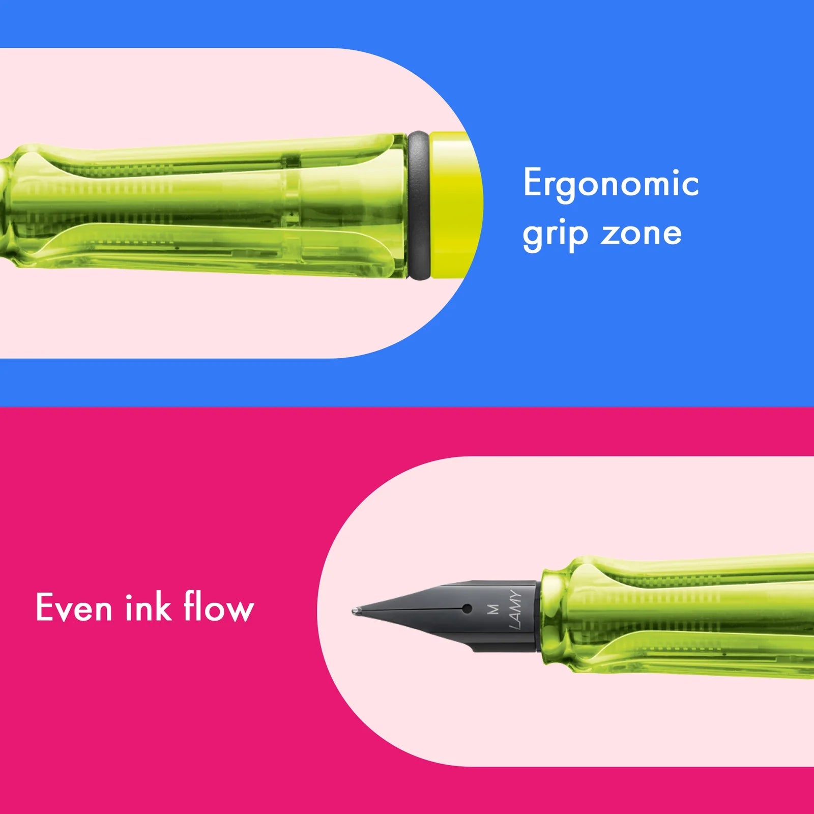 עט נובע במהדורה מוגבלת בצבע צהוב ניאון | LAMY safari Neonyellow