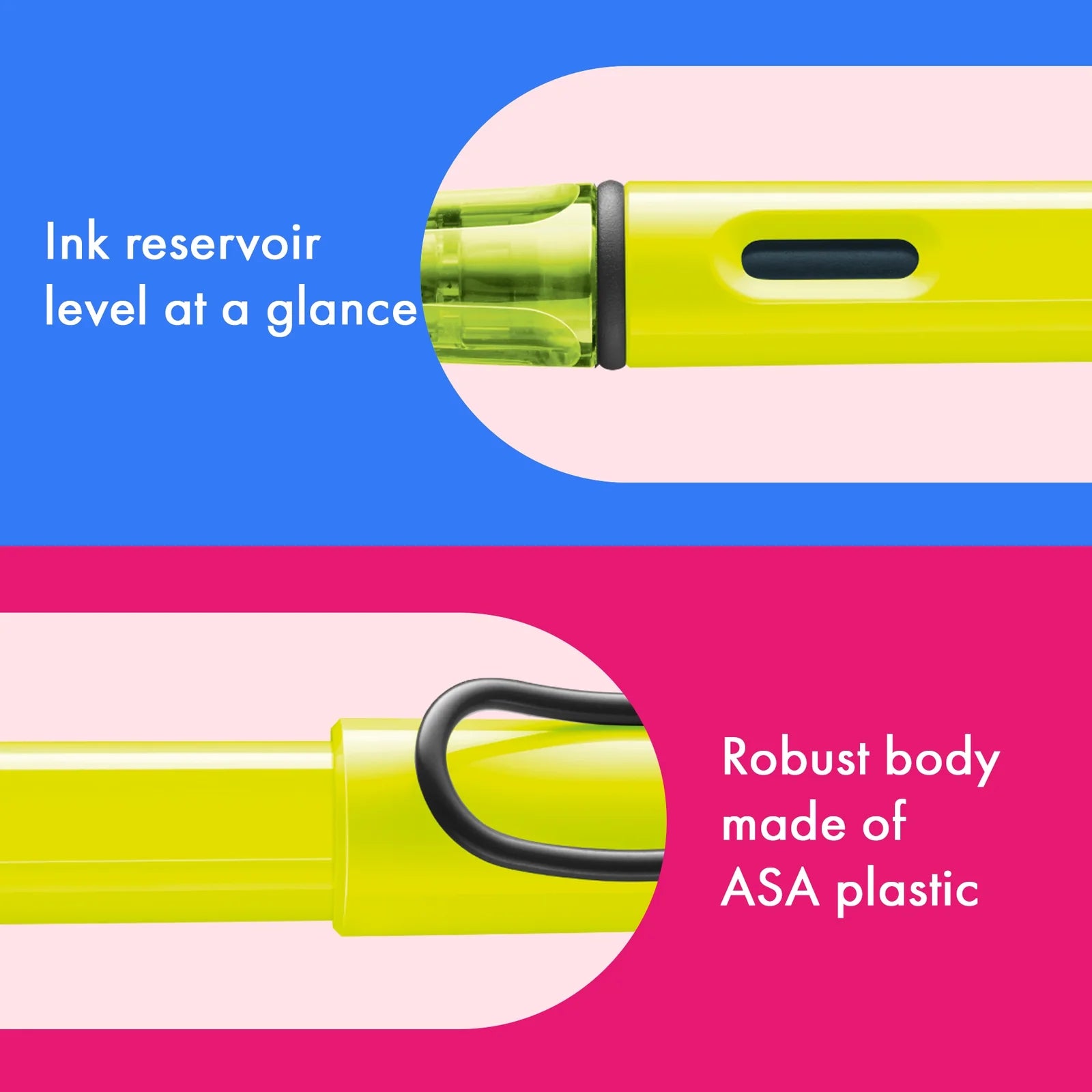 עט נובע במהדורה מוגבלת בצבע צהוב ניאון | LAMY safari Neonyellow
