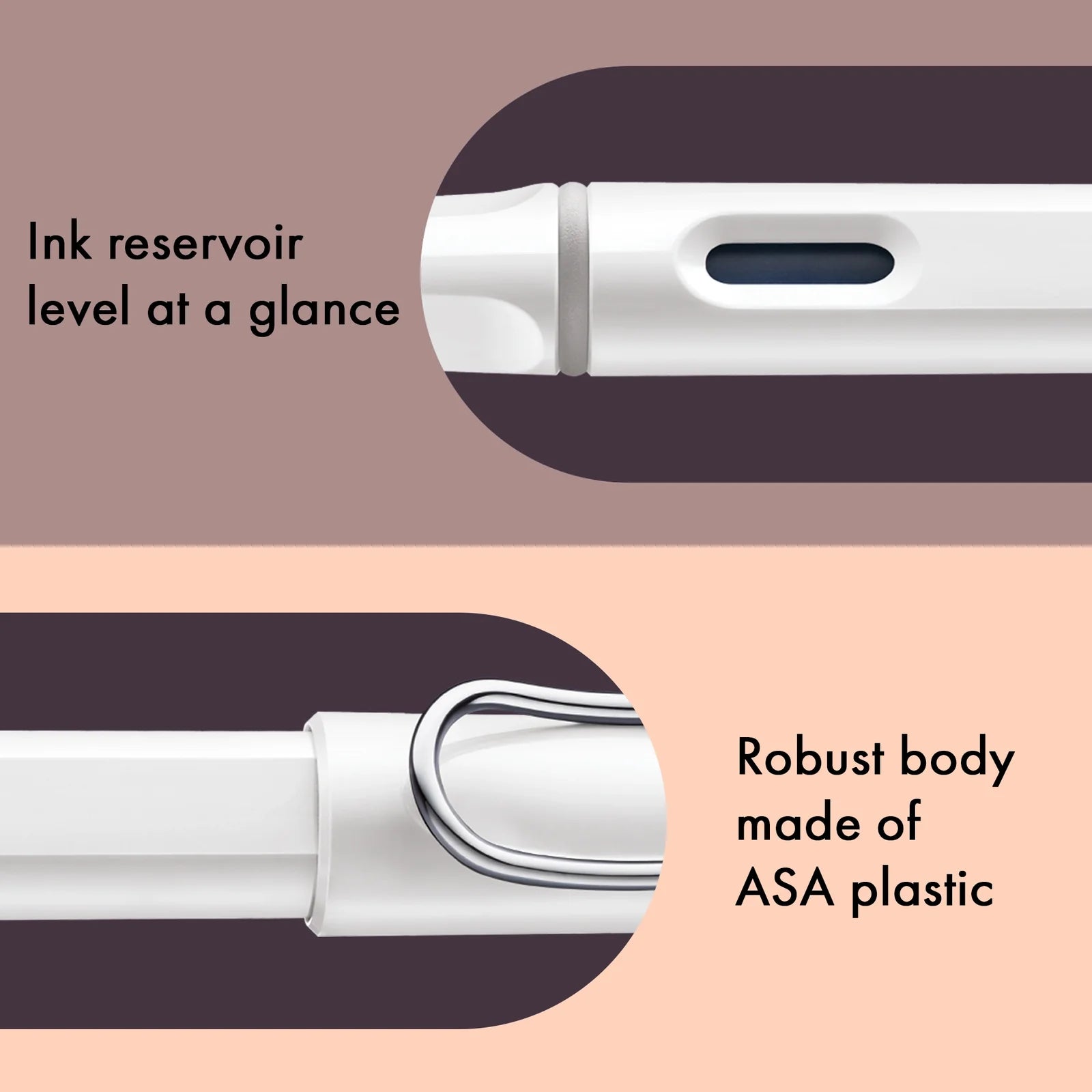 עט נובע לבן ספארי | LAMY safari white
