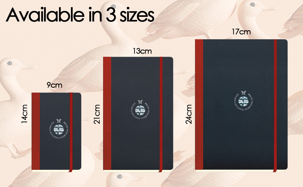 מחברת שורה FLEXGLOBAL | גודל ייחודי 17X24