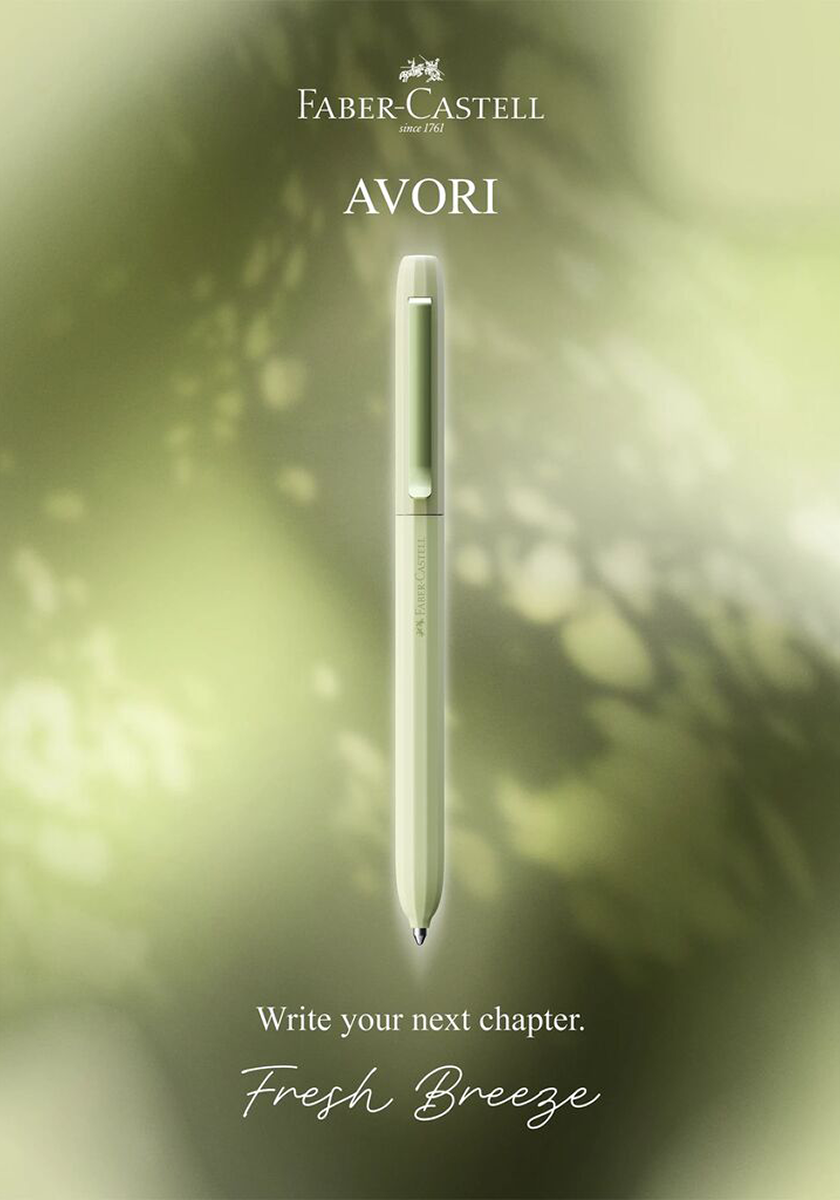 עט כדורי ירוק רענן | Faber Castell Avori Fresh Breeze