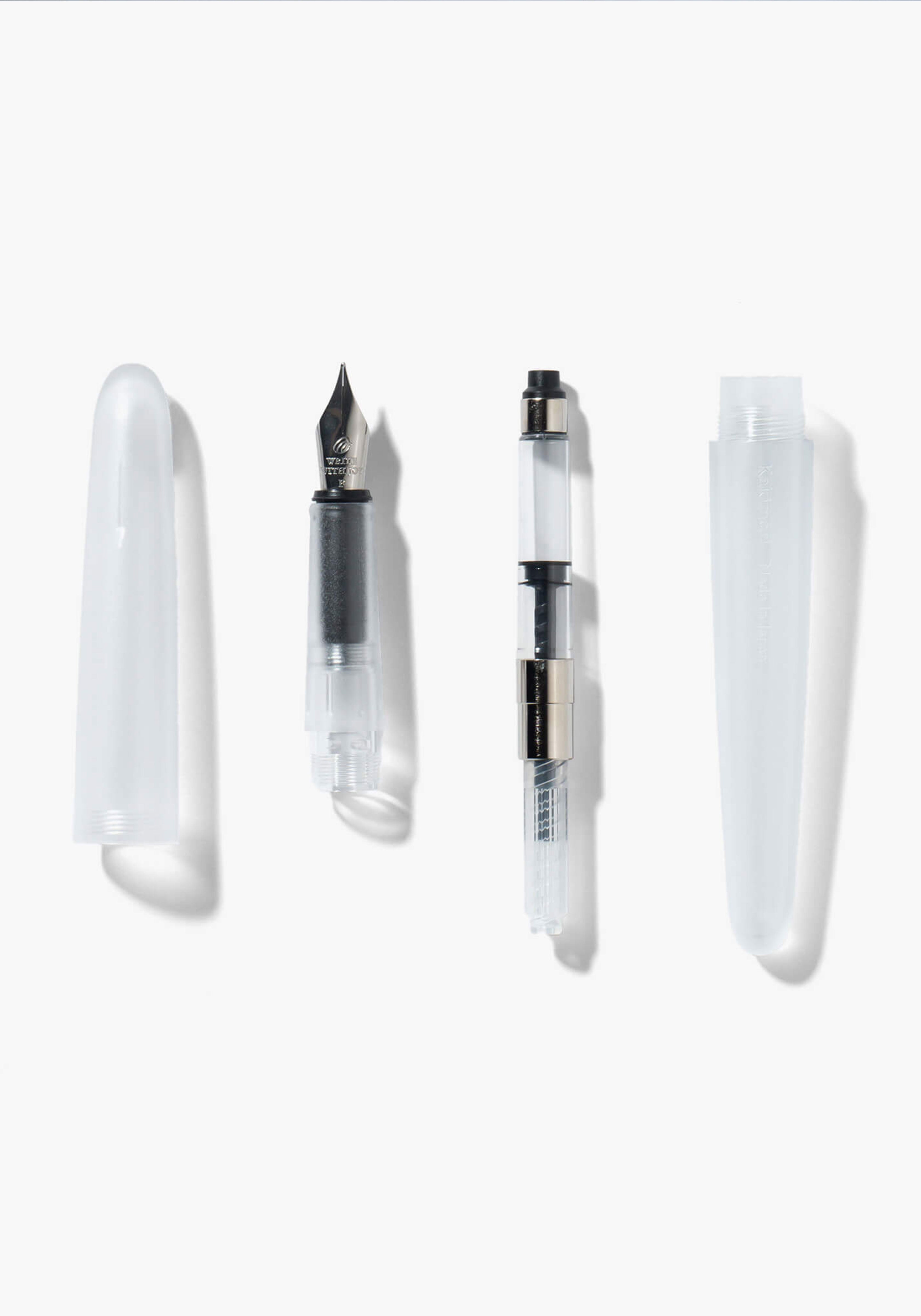 עט רולר שקוף חלבי | Kakimori Frost Translucent