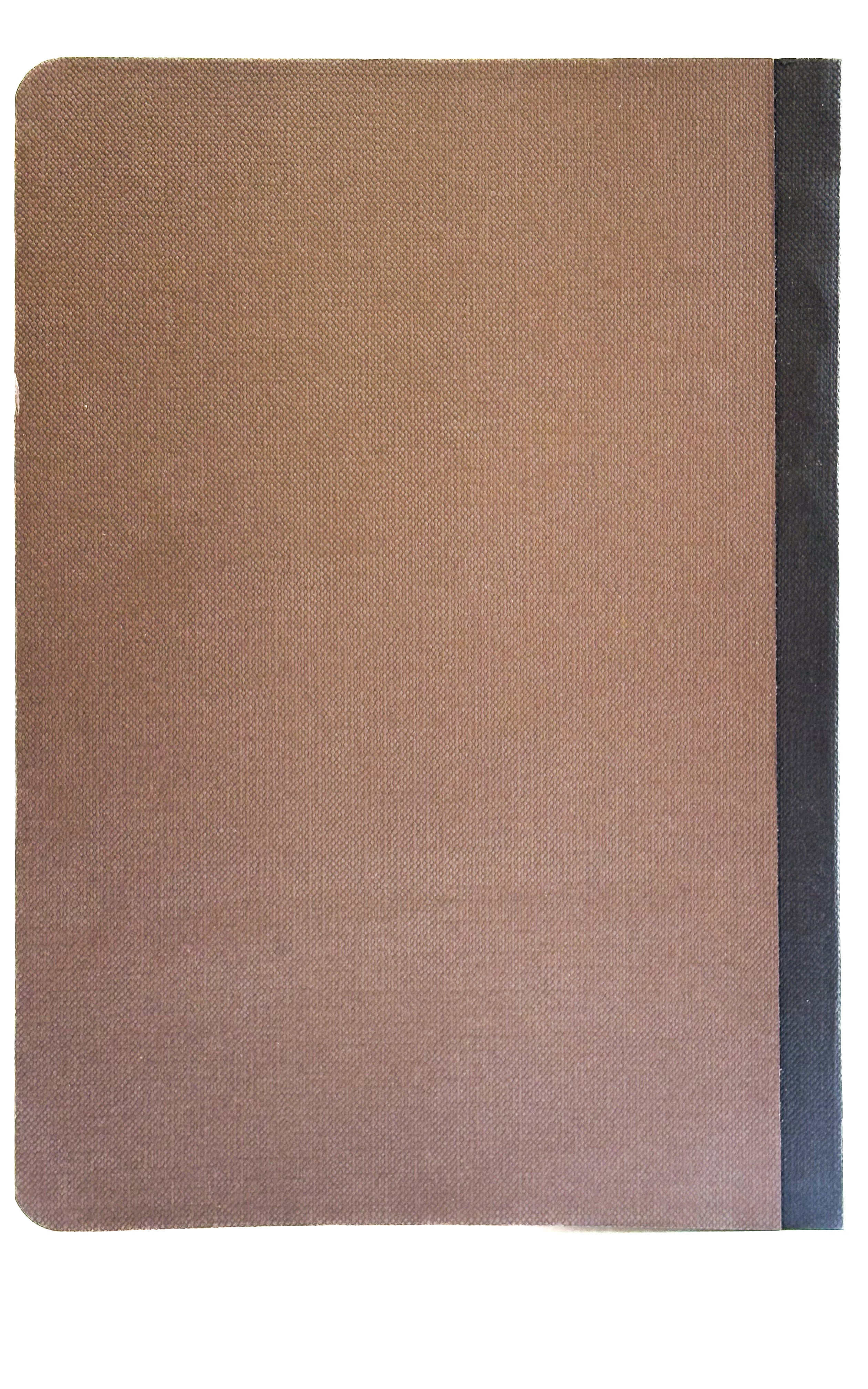 מחברת חלקה בתפירת פשתן מתאימה לסקצ'בוק | גודל A5 | נייר אורגני משאריות תירס | צבעי כריכה לבחירה