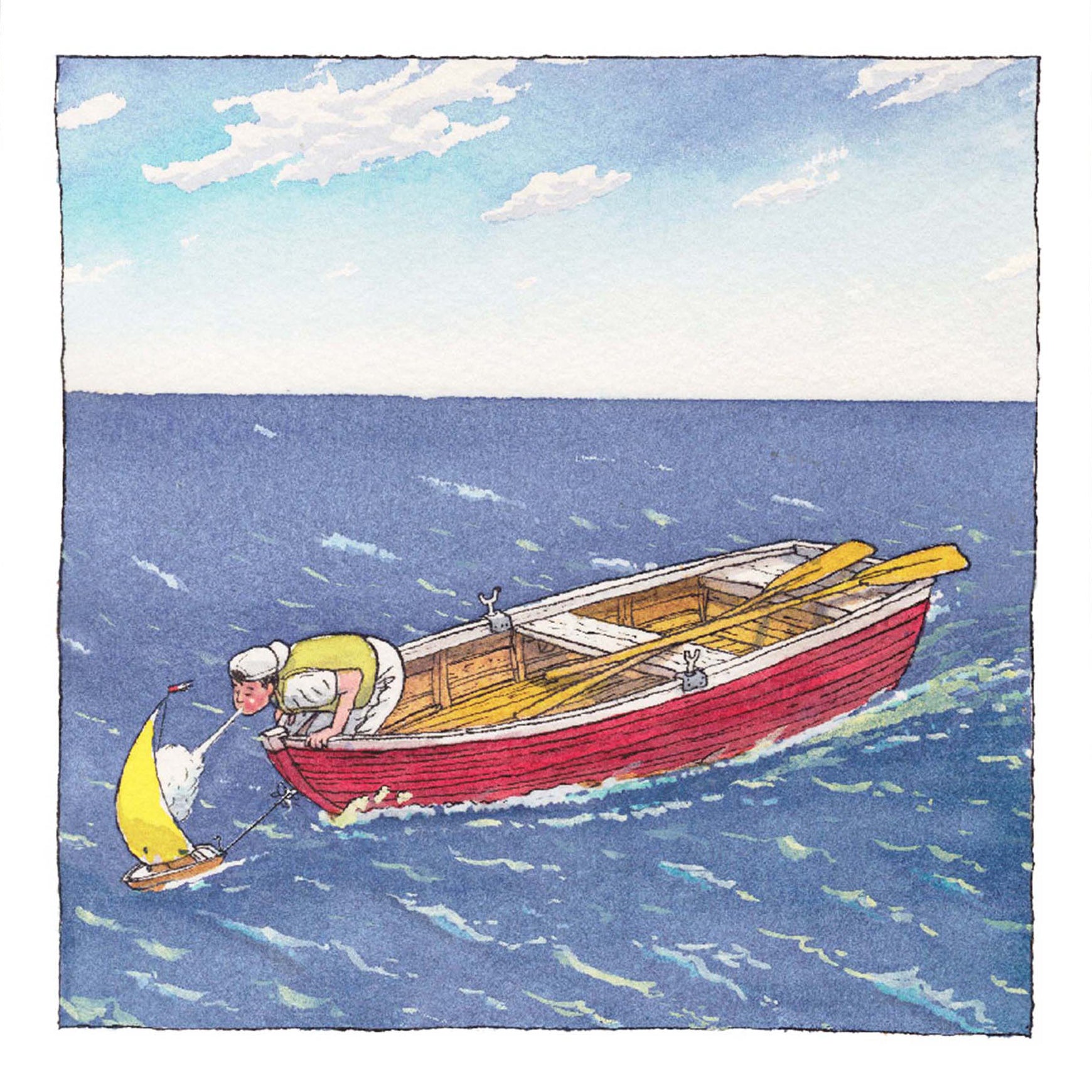 הדפס דיגיטלי בגודל A5 או 15X15 של המאייר יזהר כהן