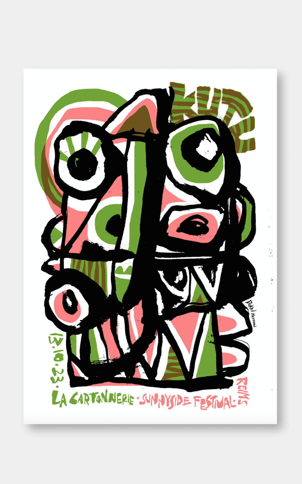 דקל חברוני | Kutu Sunnyside | הדפס לתלייה על הקיר