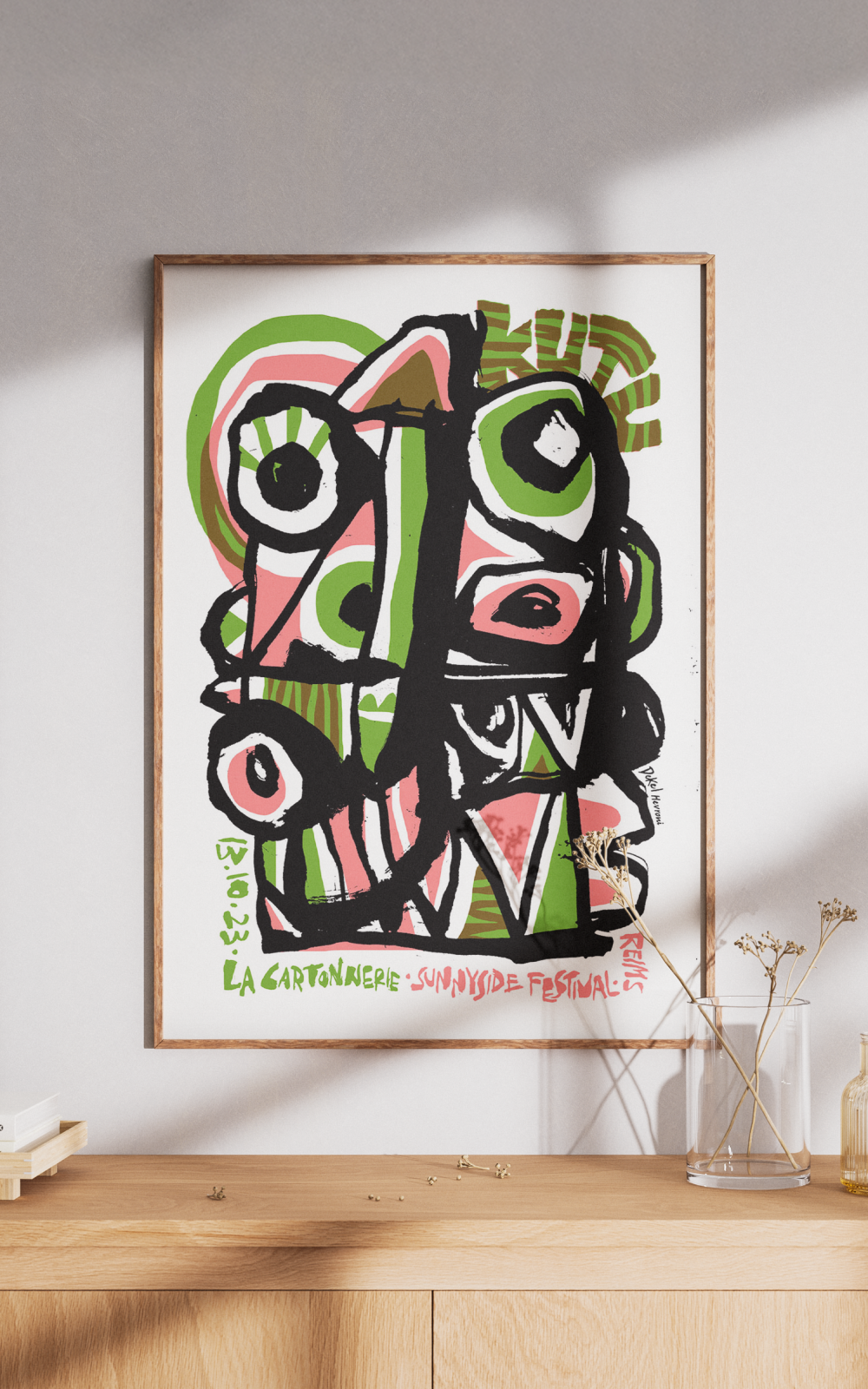 דקל חברוני | Kutu Sunnyside | הדפס לתלייה על הקיר