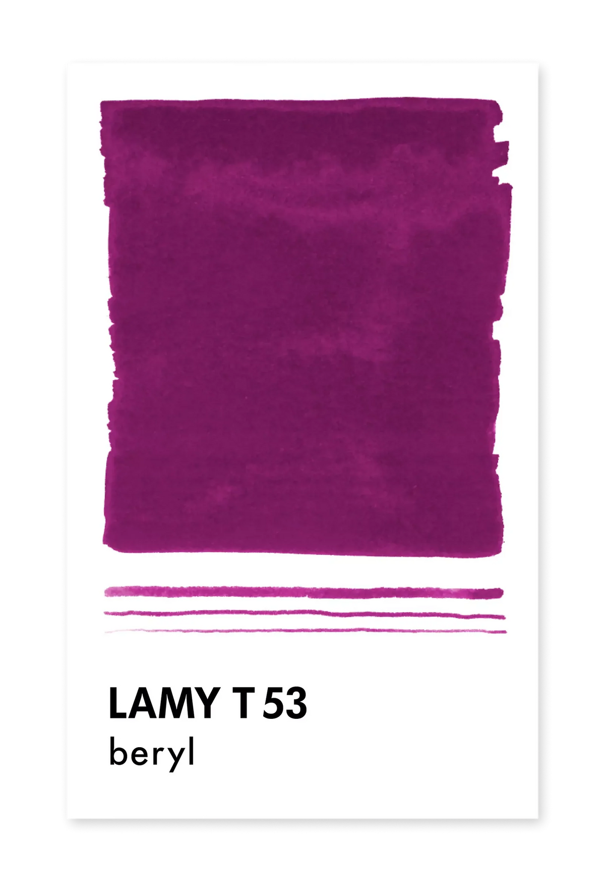 דיו שחור לעט נובע 30 מ"ל |LAMY T 53 crystal ink beryl