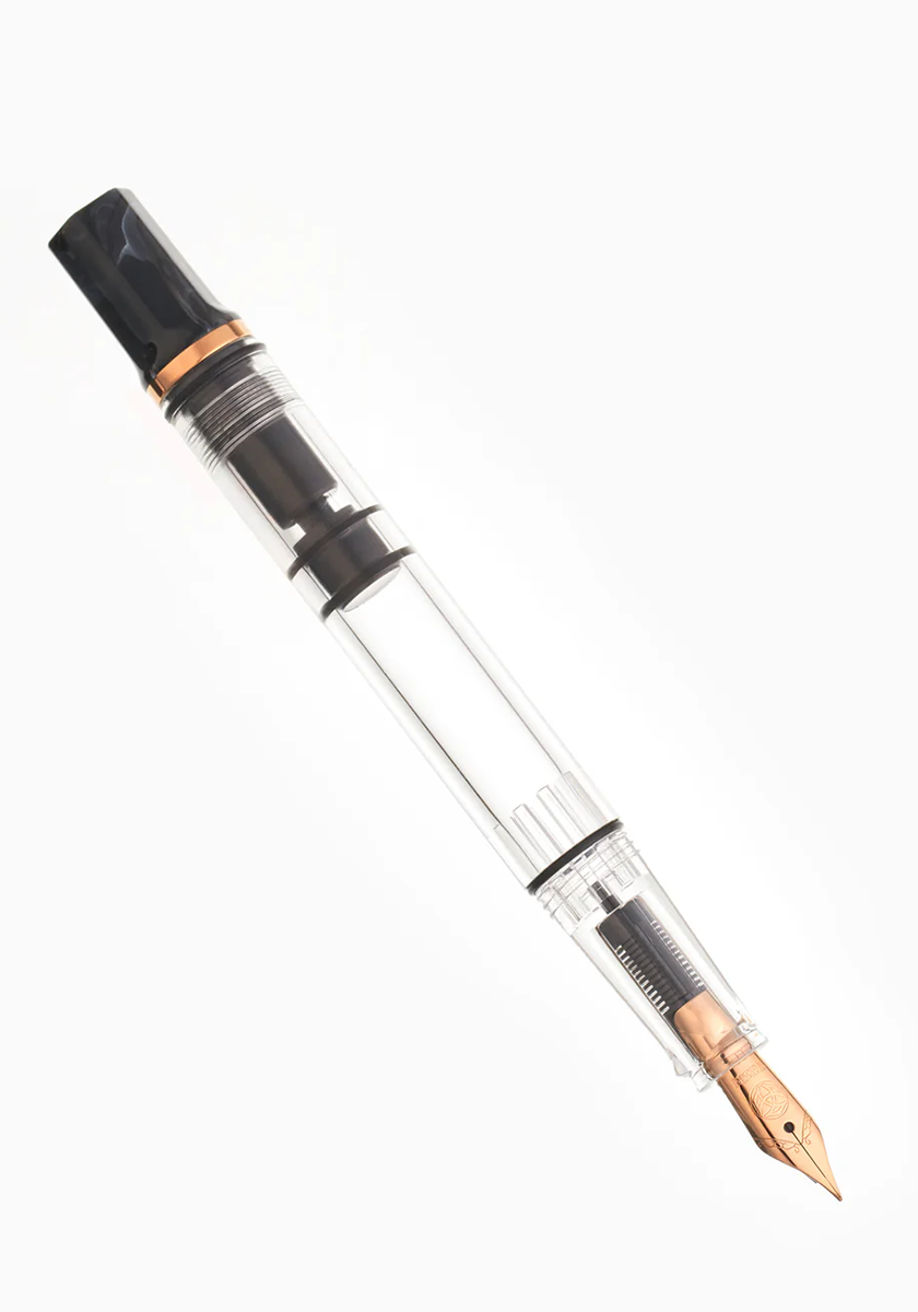 עט נובע שחור מרבל וברונזה | TWSBI ECO Black Marble Bronze