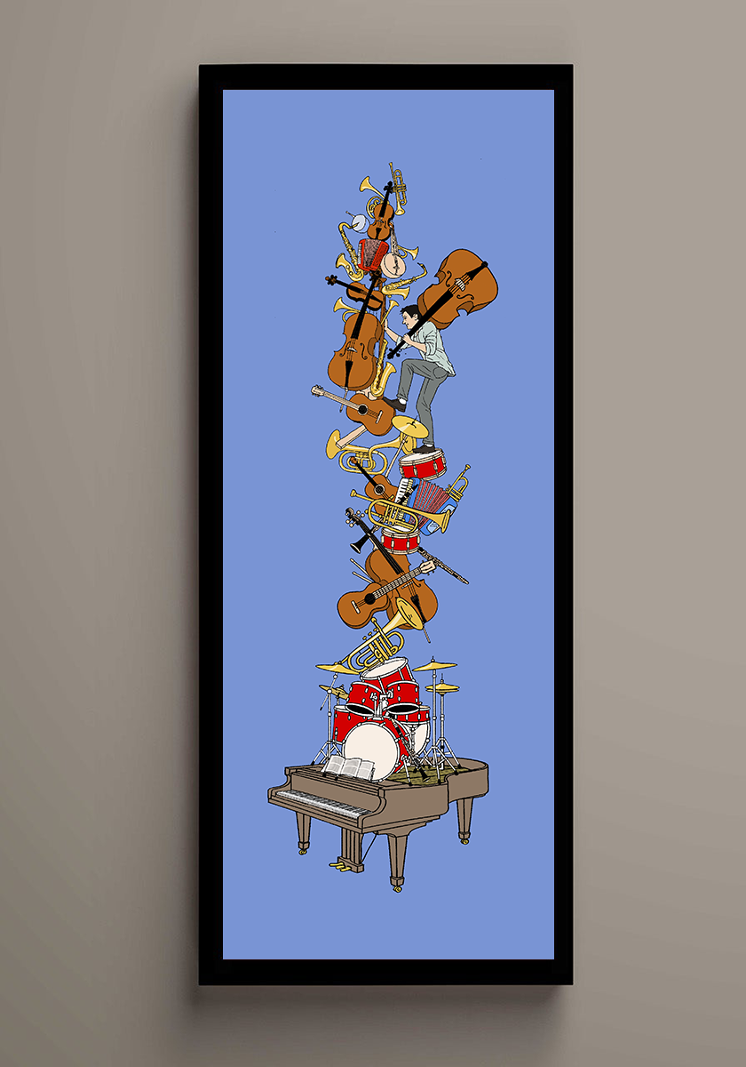 פרינט לתלייה על הקיר | the tower of song | יזהר כהן - אוסף חדש