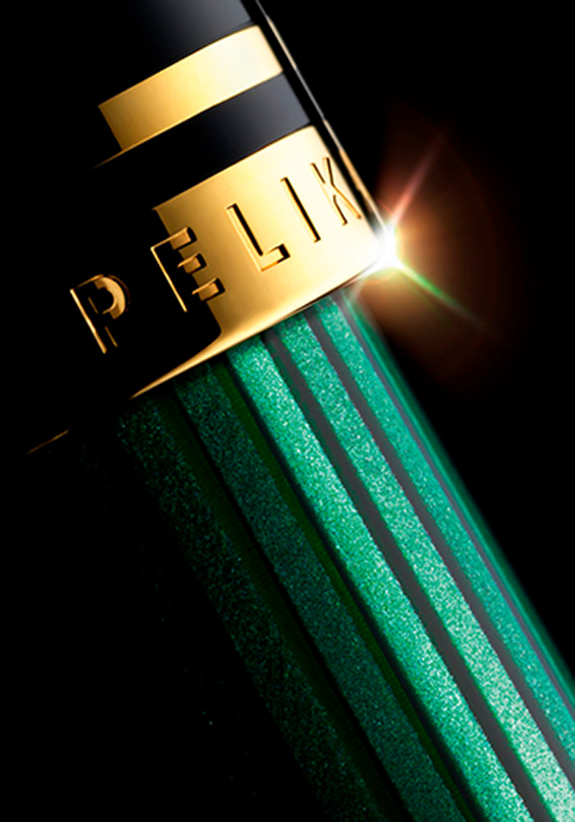 עט נובע ירוק-שחור | Pelikan Souveran M600