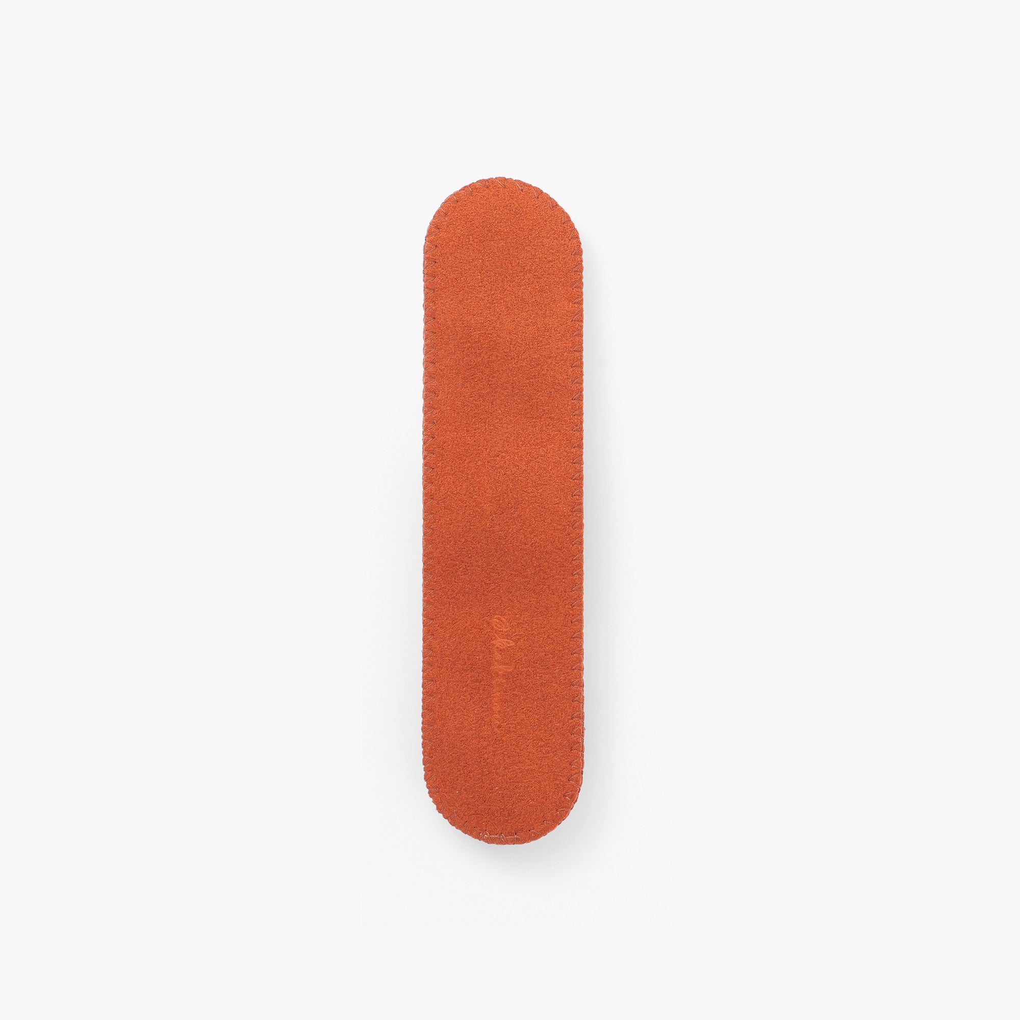 נרתיק כתום אמבר לעט מדגם פרוסט | Kakimori Soft pen case