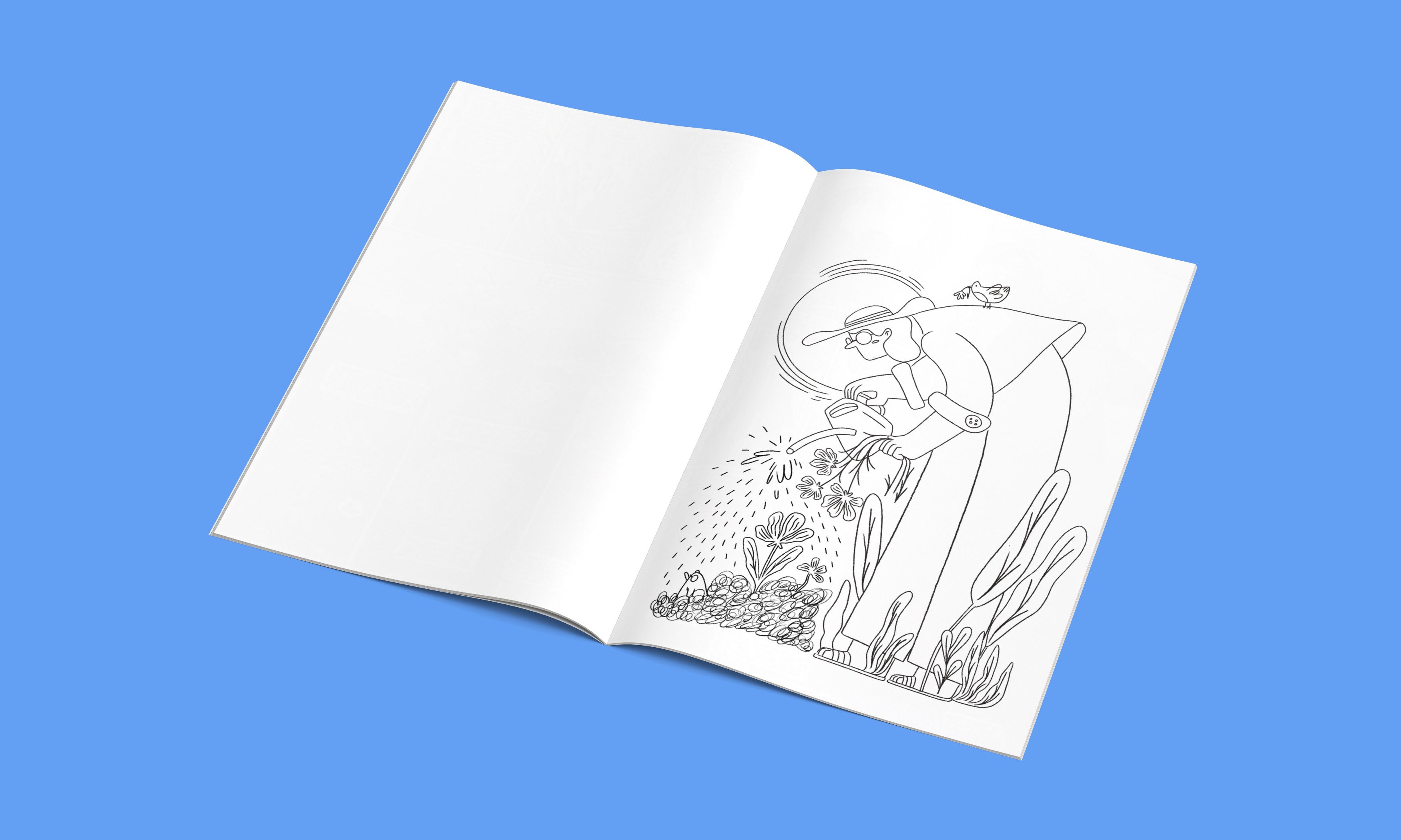 חוברת צביעה - מאיירת טליה דריגס