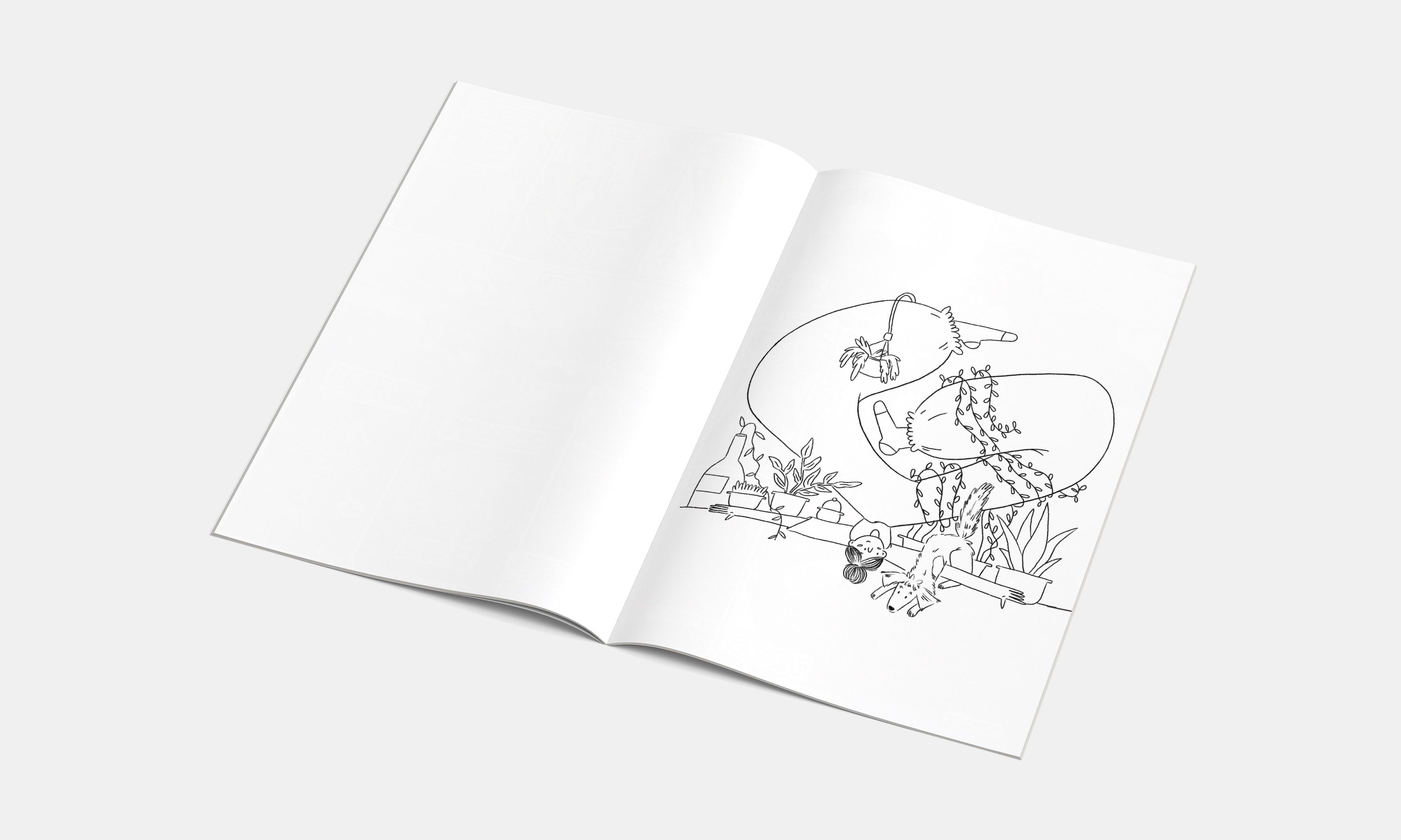 חוברת צביעה - מאיירת טליה דריגס