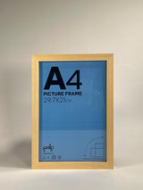 מסגרת עץ לתמונה בגודל A4 בצבעים לבחירה