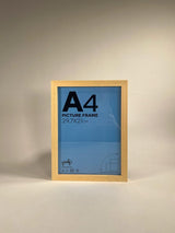 מסגרת עץ לתמונה בגודל A4 בצבעים לבחירה
