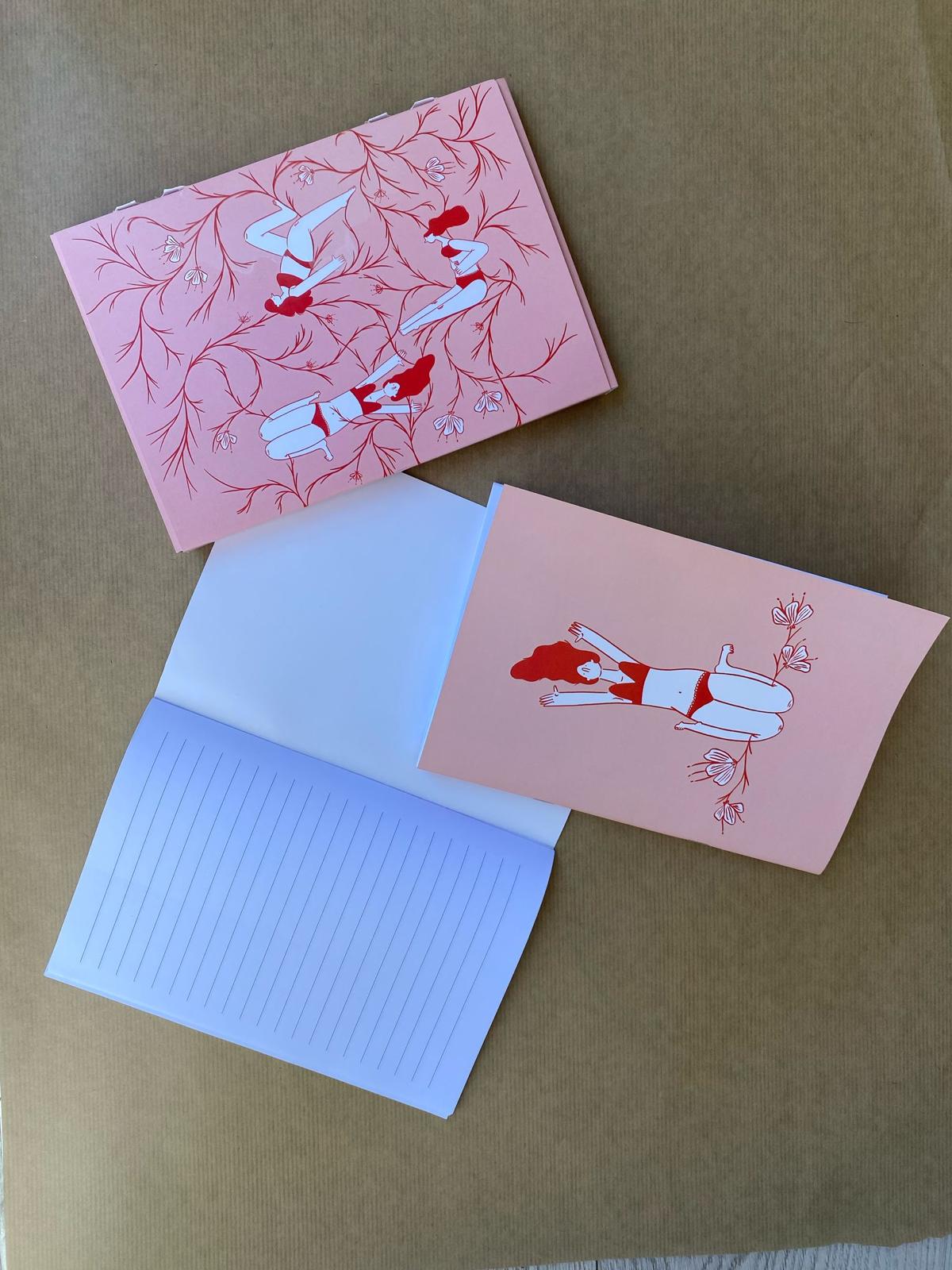 מארז של זוג מחברות מאויירות BE YOU | מאיירת טליה דריגס