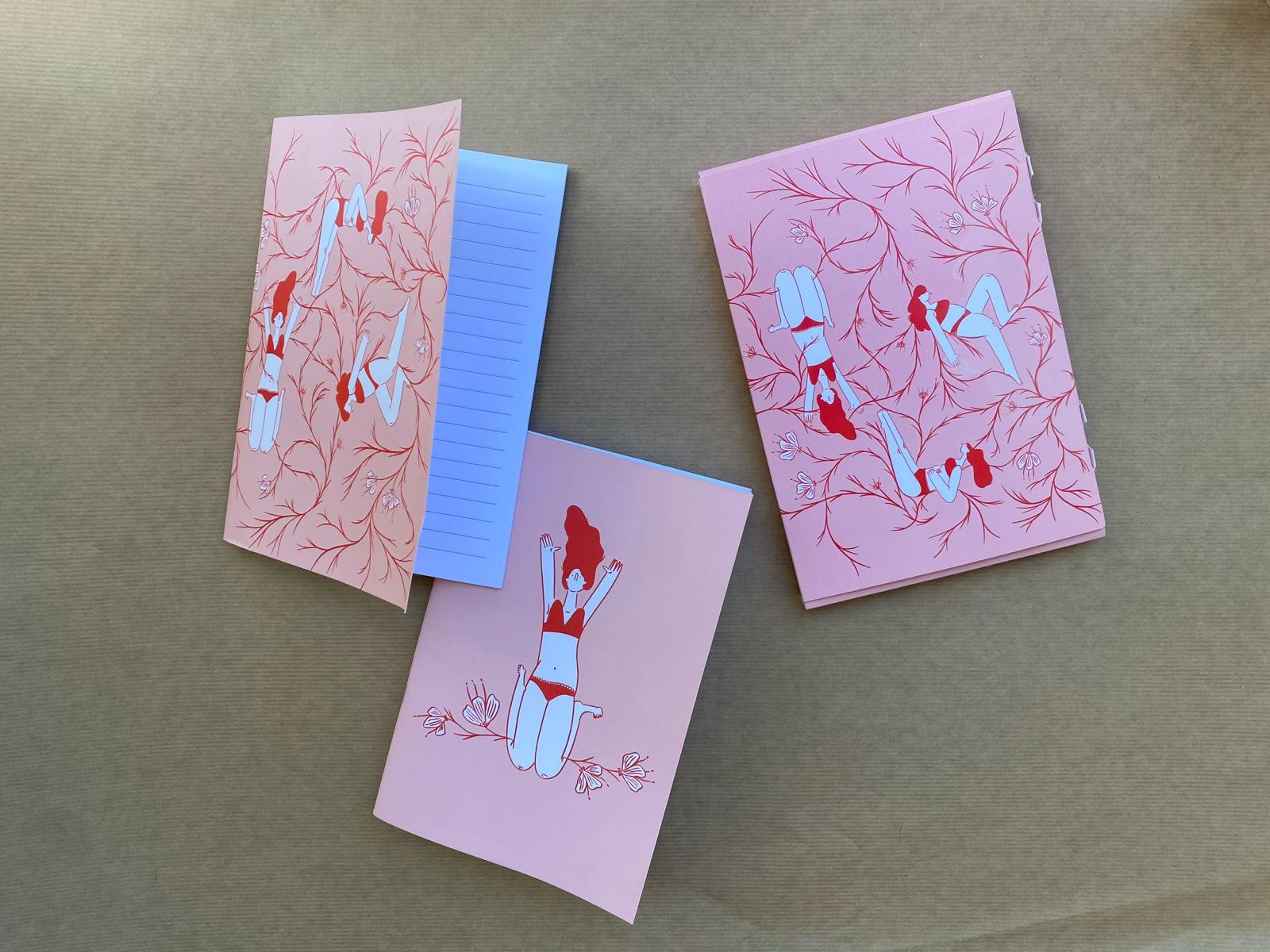 מארז של זוג מחברות מאויירות BE YOU | מאיירת טליה דריגס