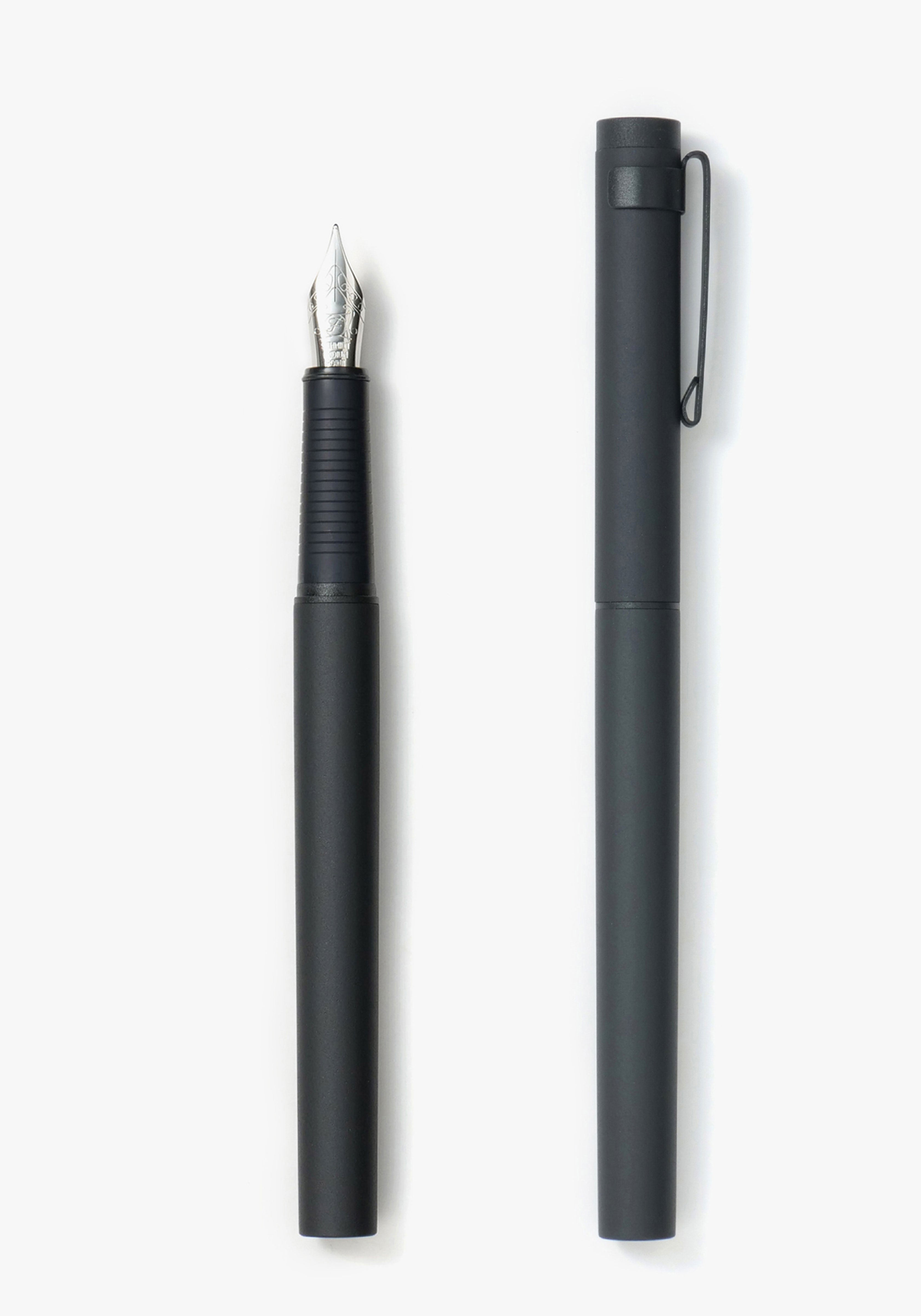 עט נובע מאלומיניום שחור | Kakimori Aluminum